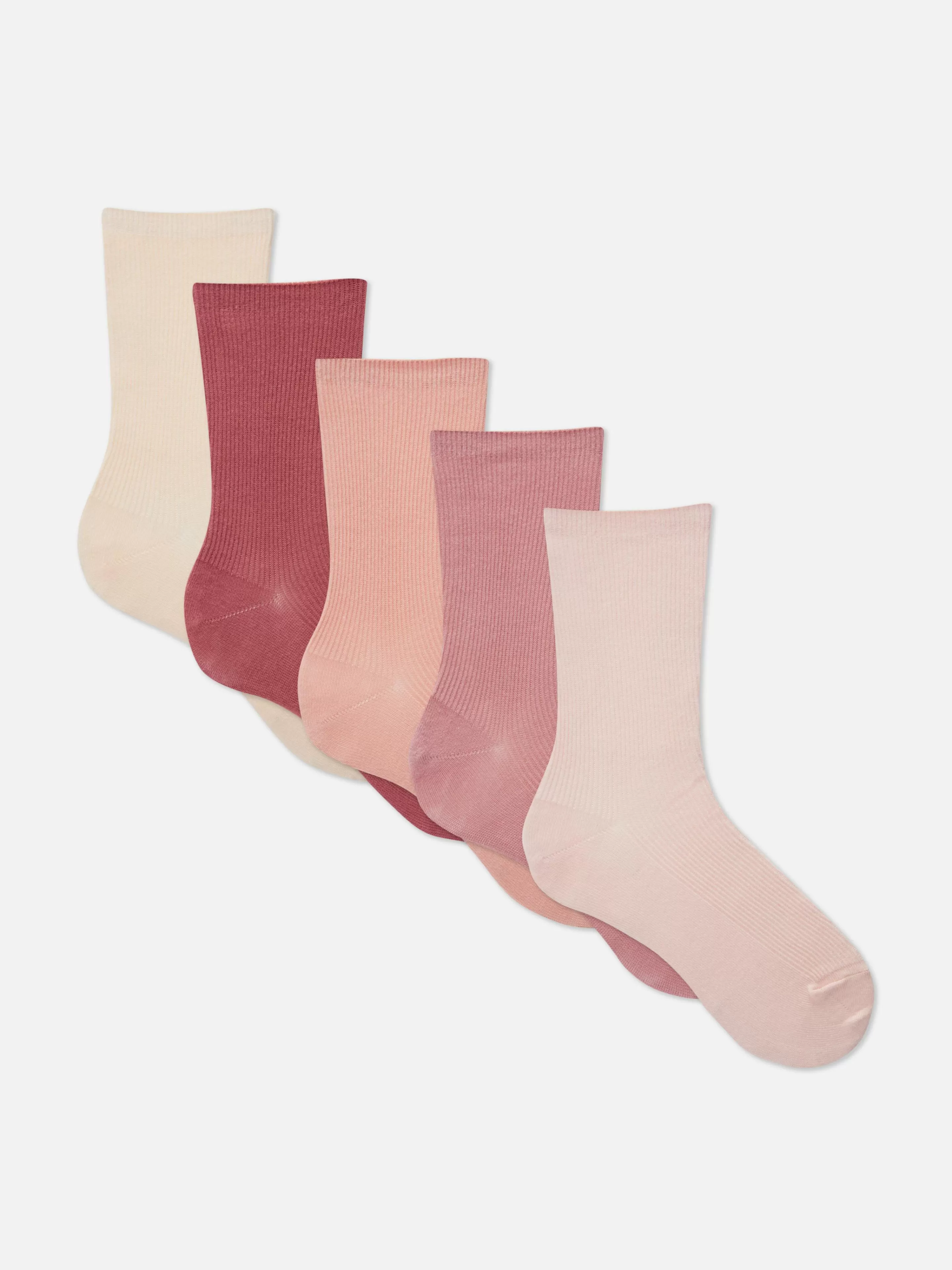 Mujer Primark Calcetines | 5 Pares De Calcetines Altos En Distintos Tonos