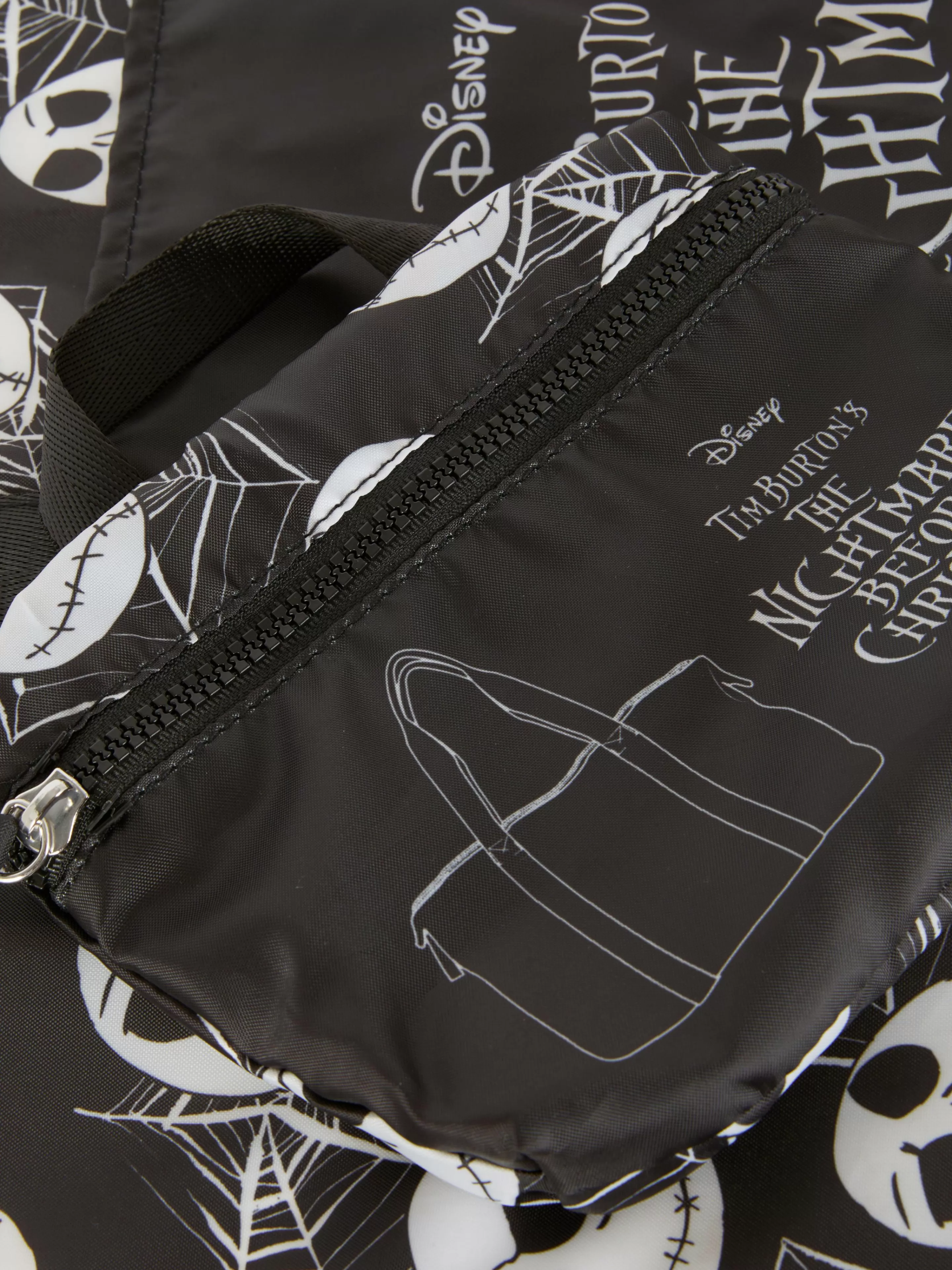 Mujer Primark Accesorios De Halloween | Bolsos Y Monederos | Bolso Shopper Plegable De Pesadilla Antes De Navidad