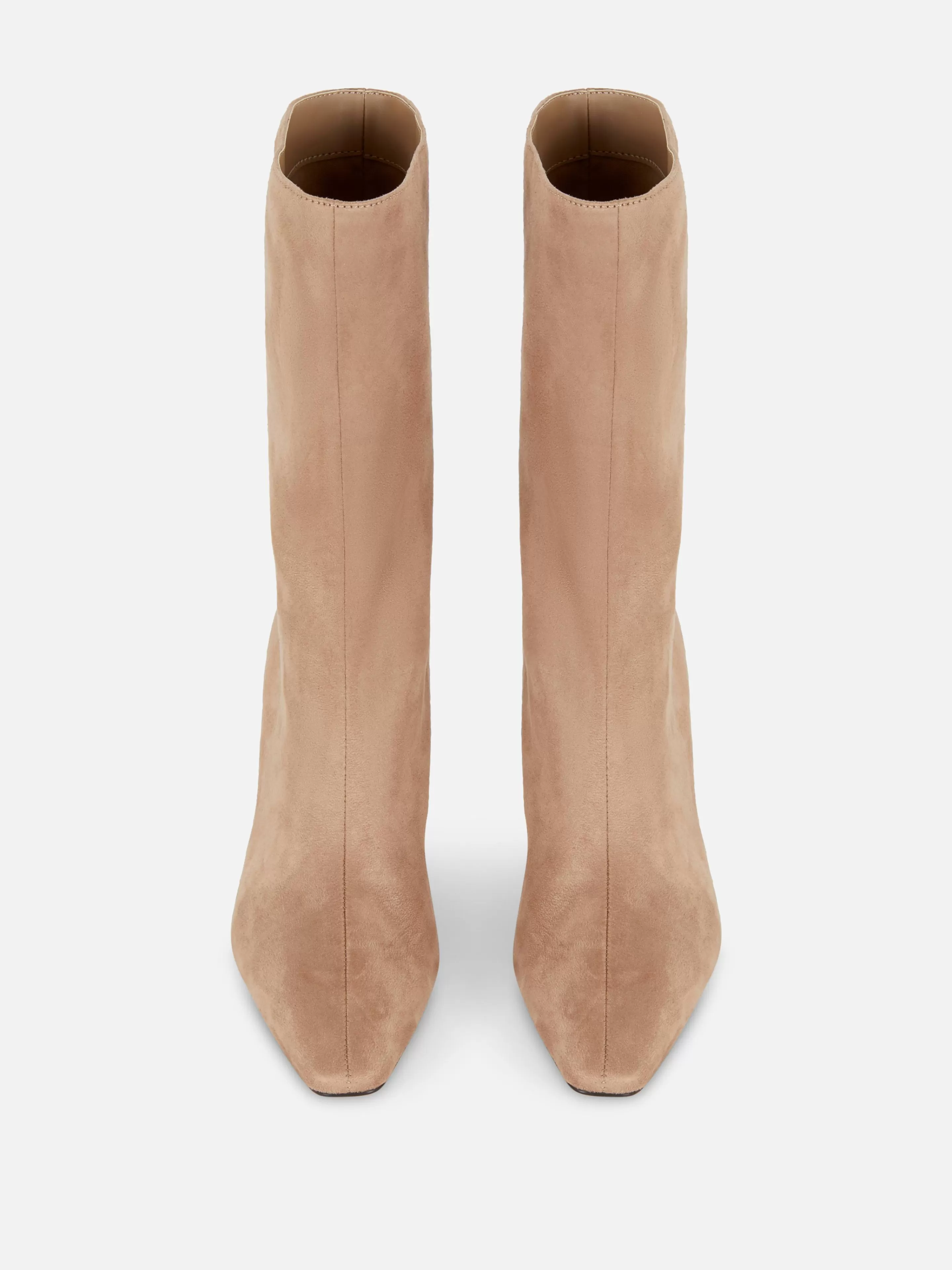 Mujer Primark Botas | Botas De Antelina Con Tacón De Aguja