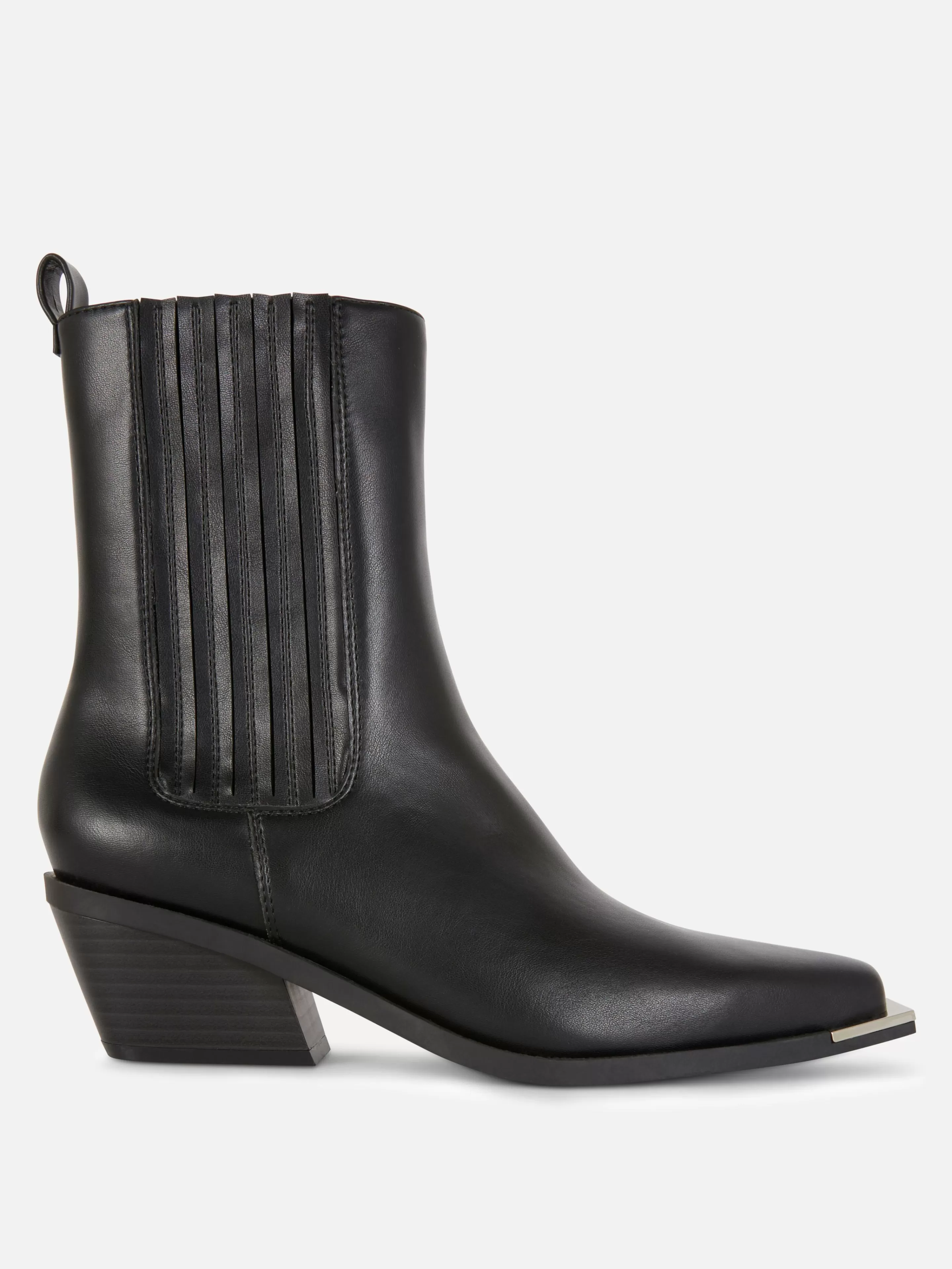 Mujer Primark Botas | Botas Vaqueras De Piel Sintética