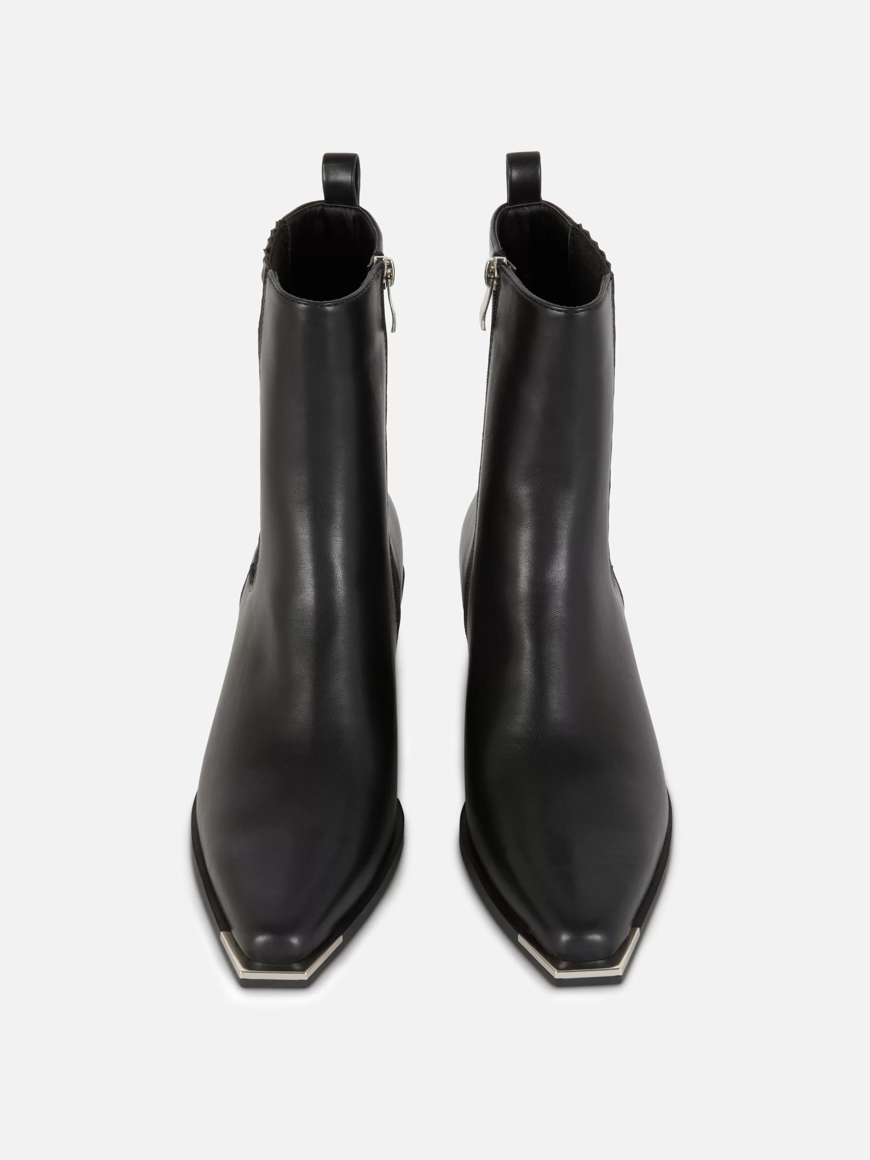 Mujer Primark Botas | Botas Vaqueras De Piel Sintética