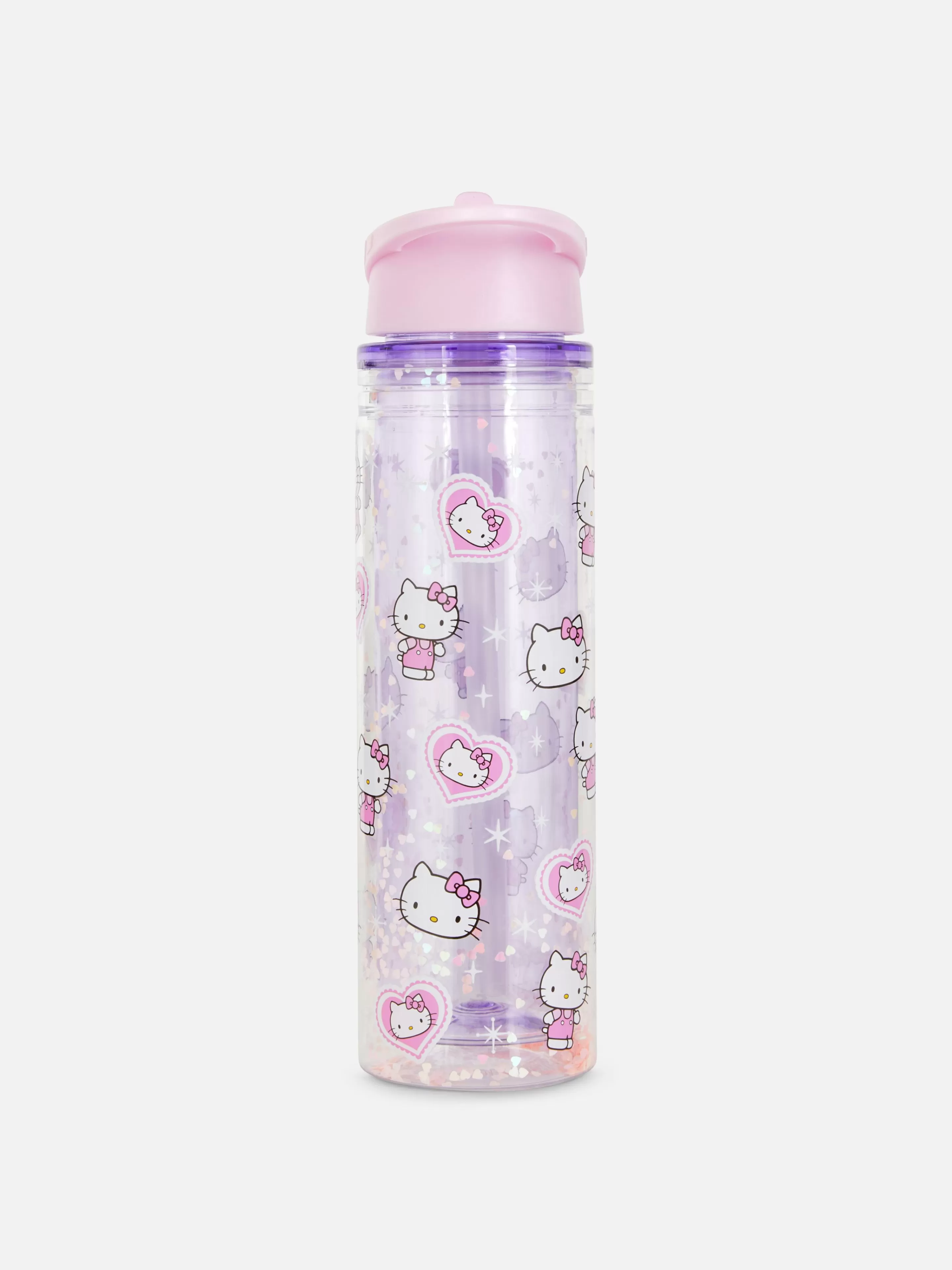 Primark Tazas Y Tazones | Botella De Agua Con Purpurina De Hello Kitty