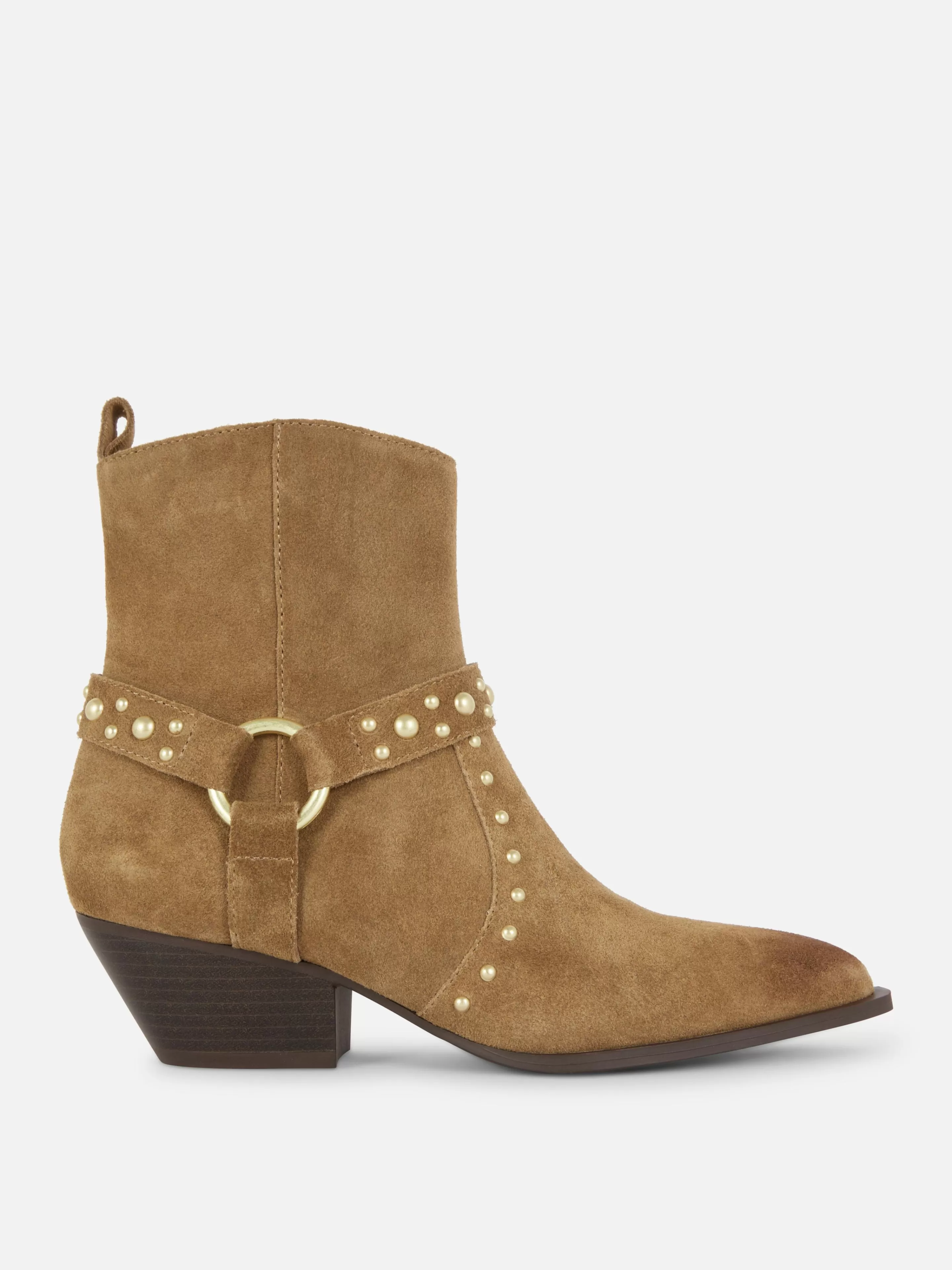 Mujer Primark Botas | Botines De Antelina Con Tachuelas De Rita Ora