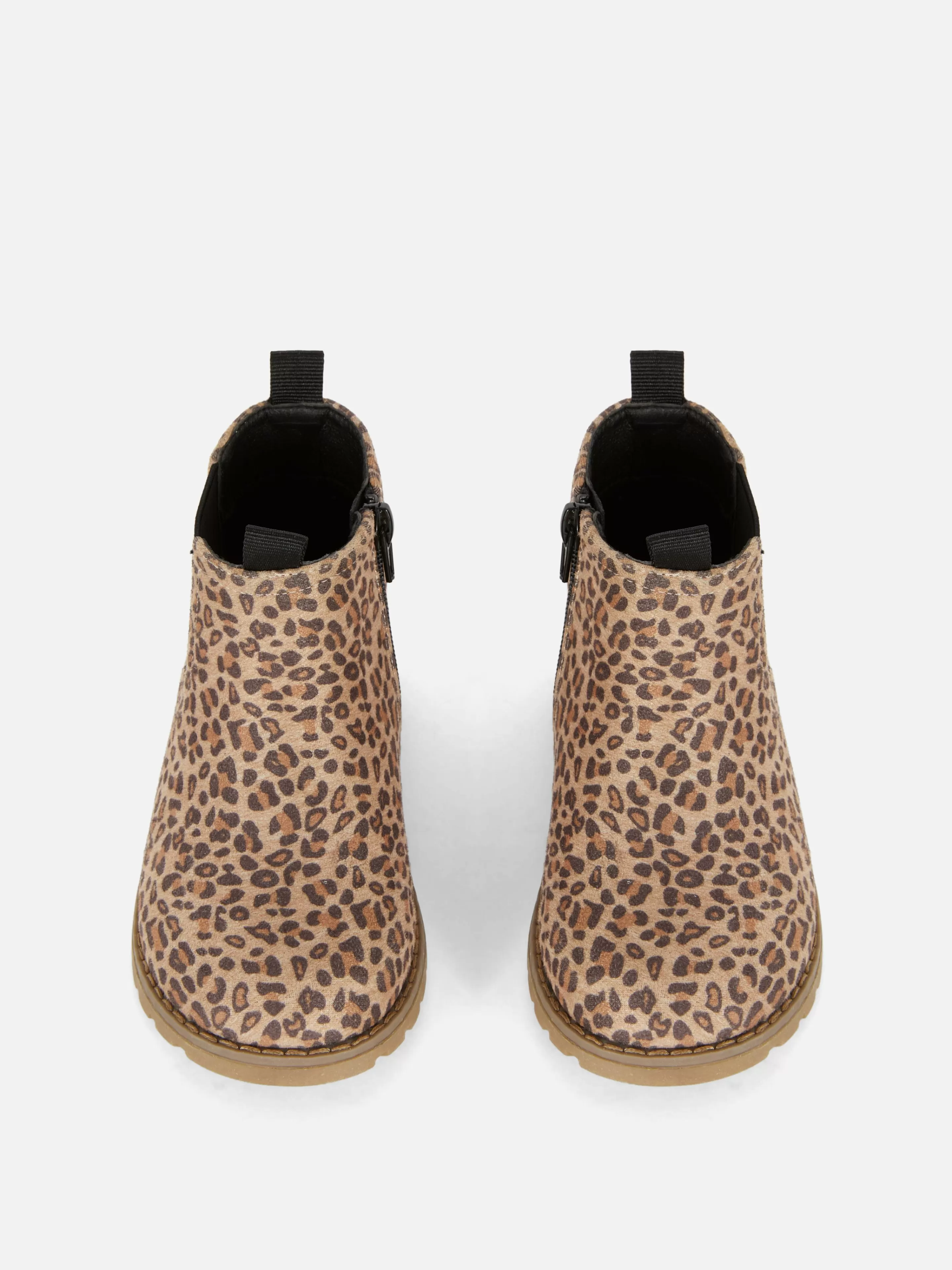 Niños Primark Botas Y Botas De Agua | Botines De Leopardo Con Cremallera