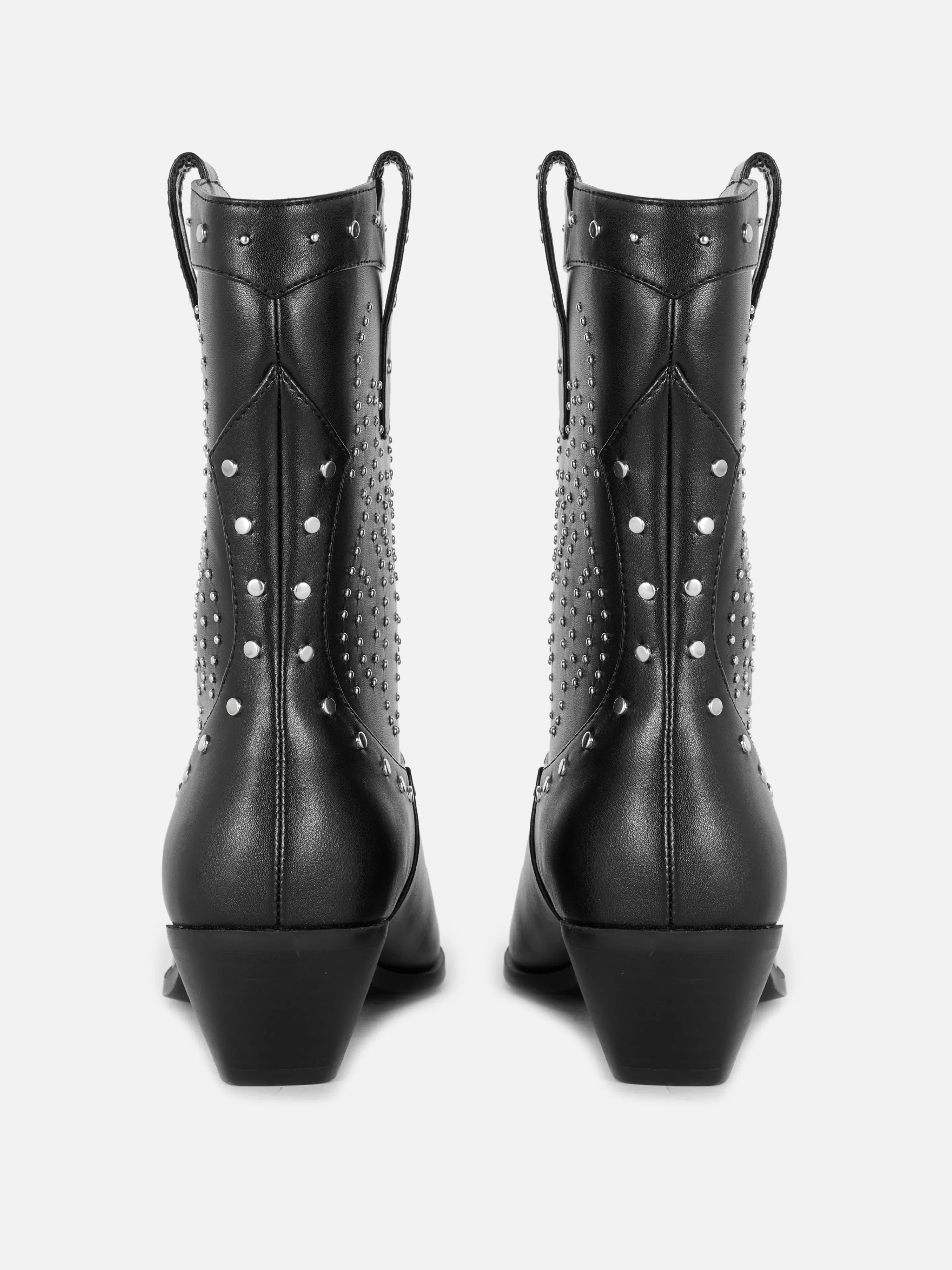 Mujer Primark Botas | Botines De Tipo Cowboy Con Tachuelas