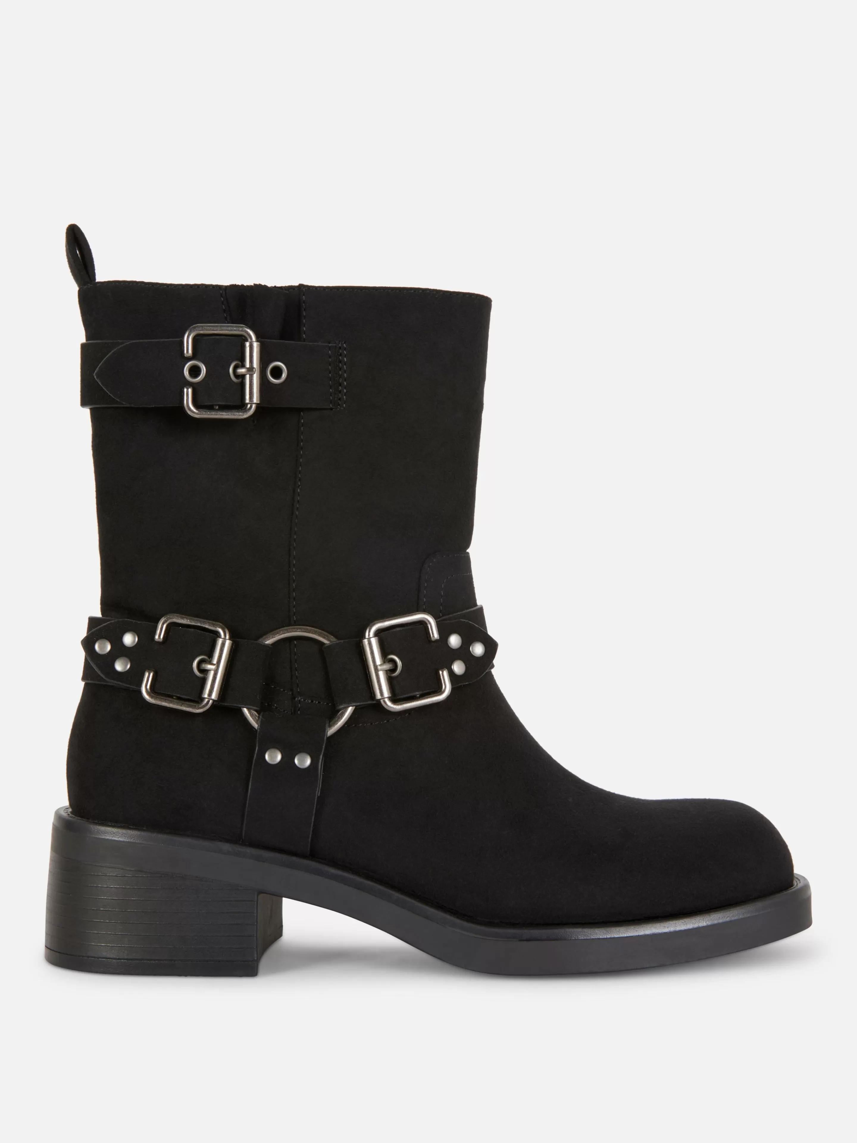 Mujer Primark Botas | Botines Moteros De Antelina