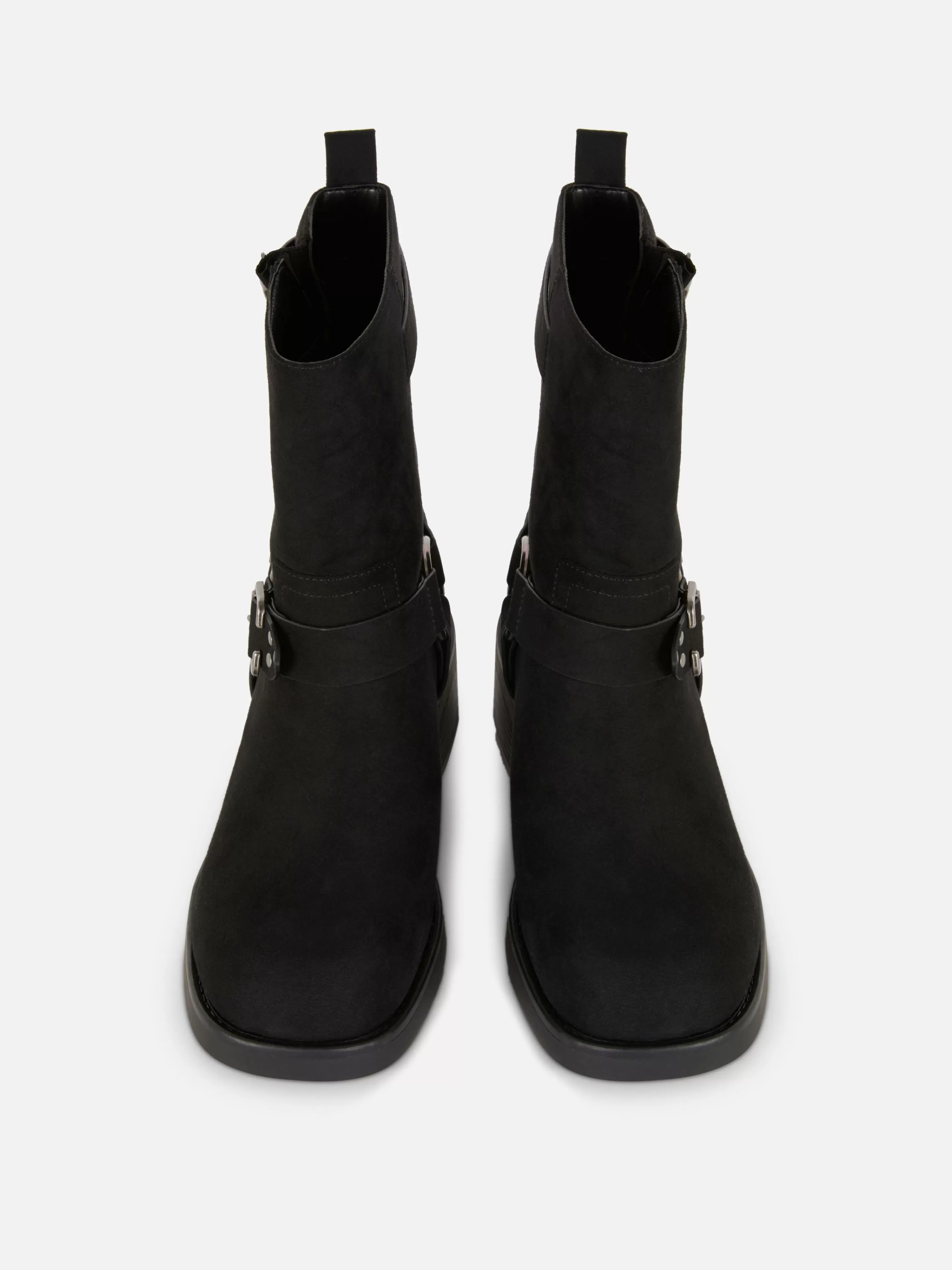 Mujer Primark Botas | Botines Moteros De Antelina