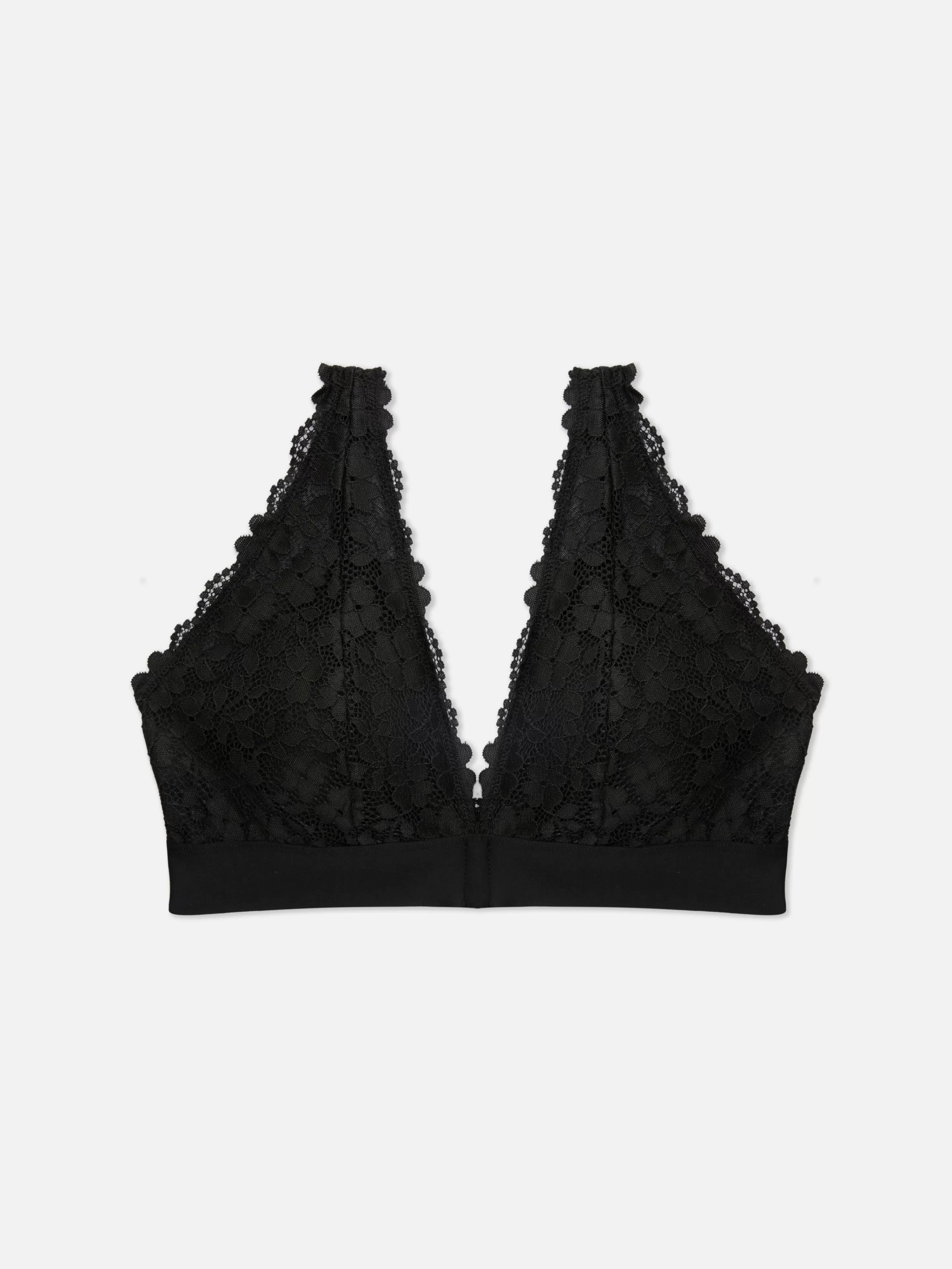 Mujer Primark Sujetadores | Bralette De Encaje Adaptable Con Escote Profundo