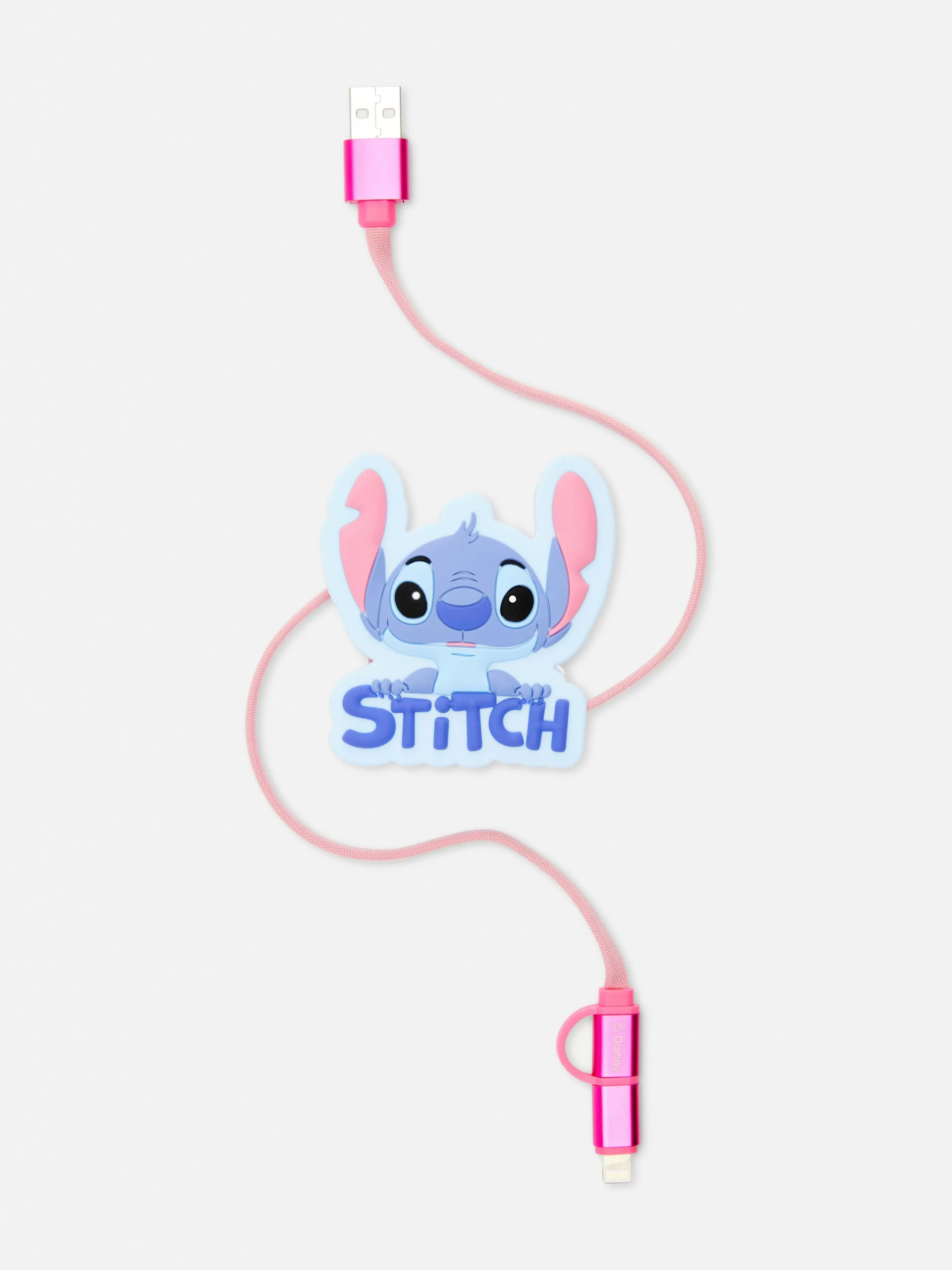 Primark Cargadores | Cable USB Con Forma De Stitch De Disney