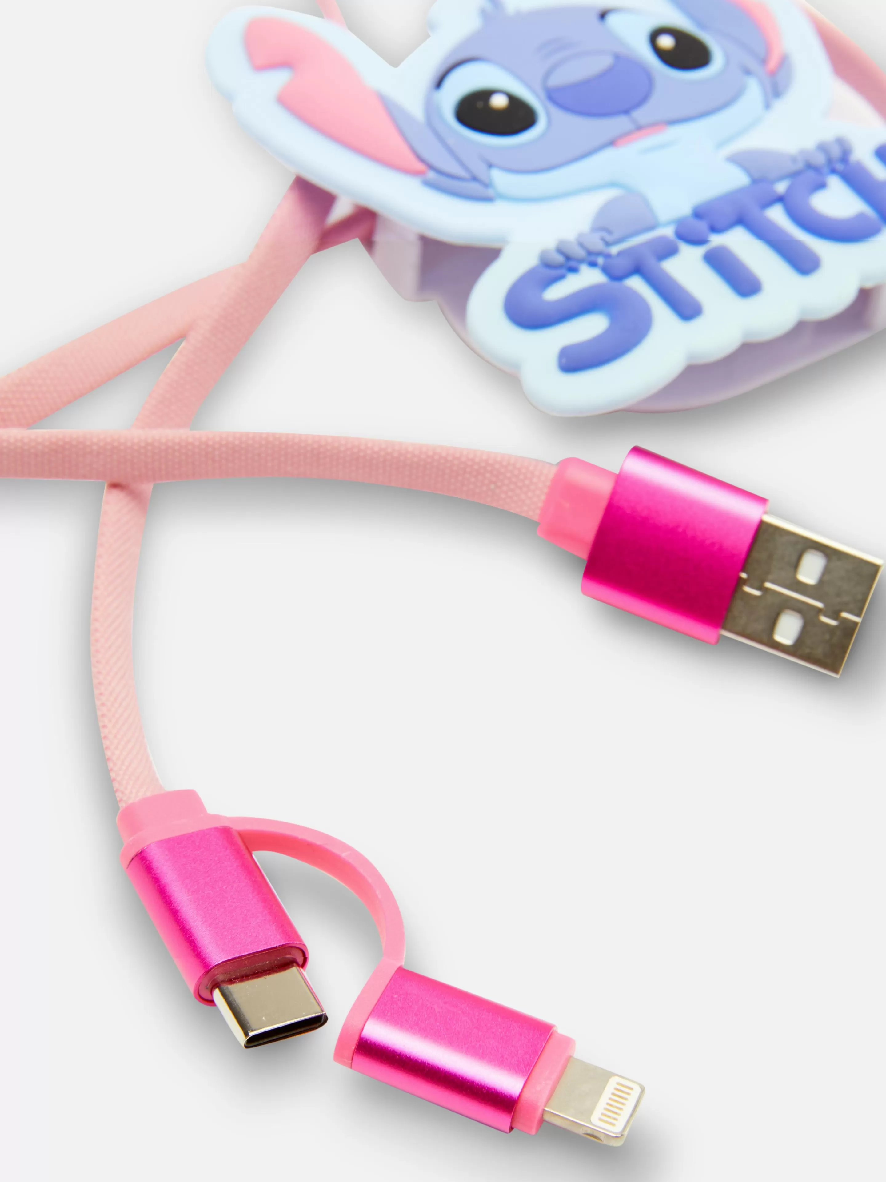 Primark Cargadores | Cable USB Con Forma De Stitch De Disney