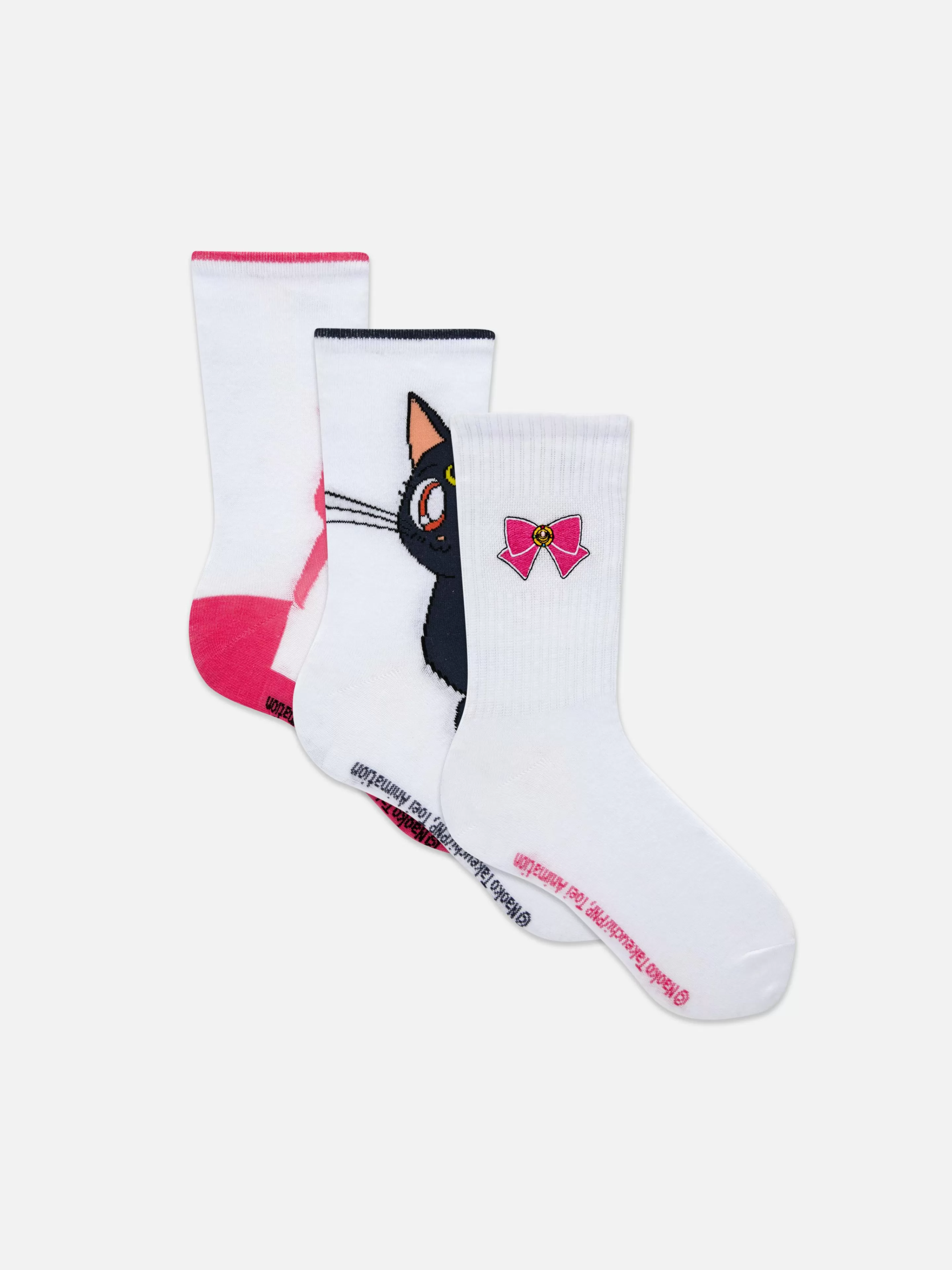 Mujer Primark Calcetines | Calcetines Altos Gráficos De Sailor Moon