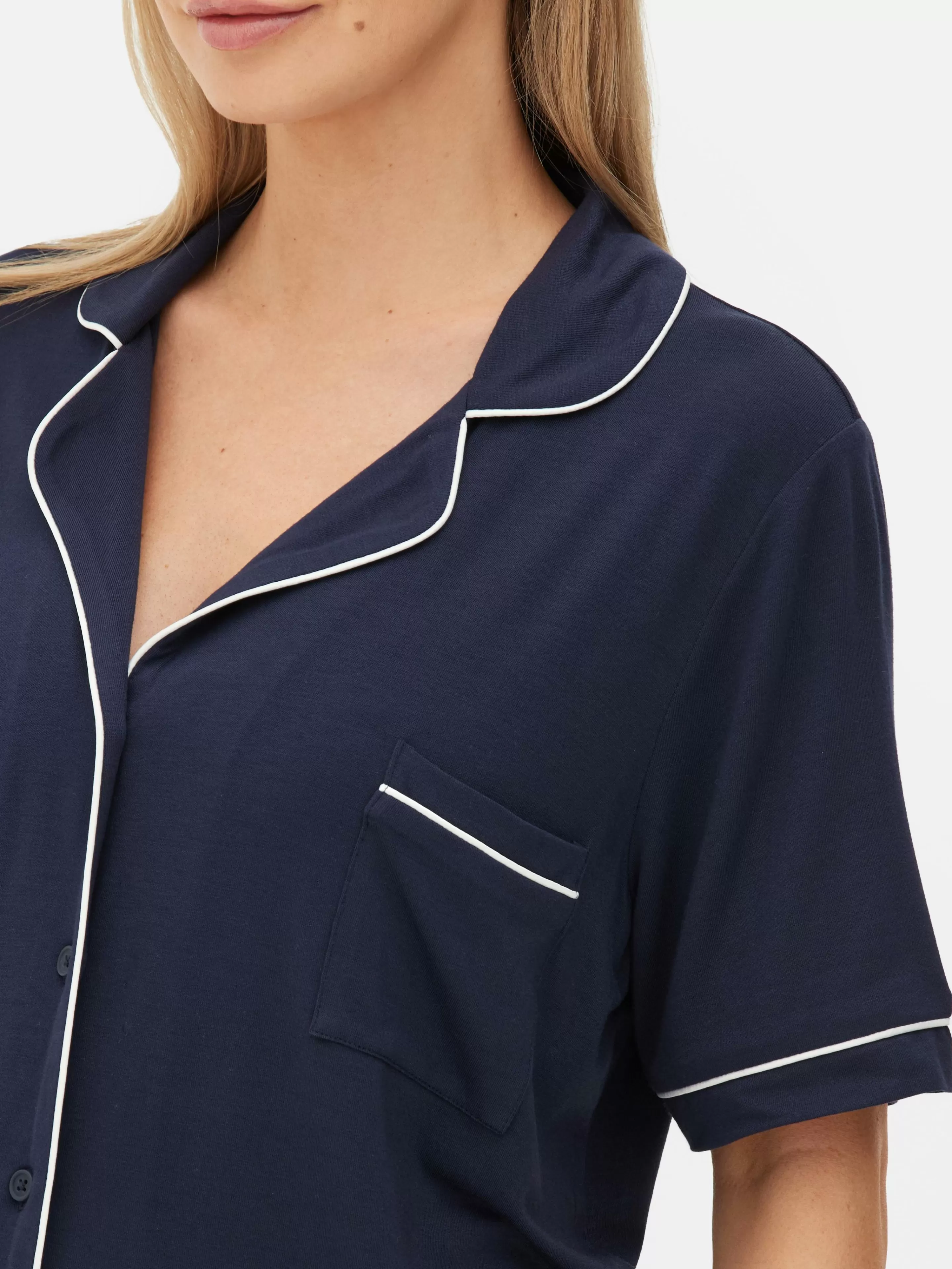 Mujer Primark Tops De Pijama | Camisa De Pijama De Premamá De Manga Corta
