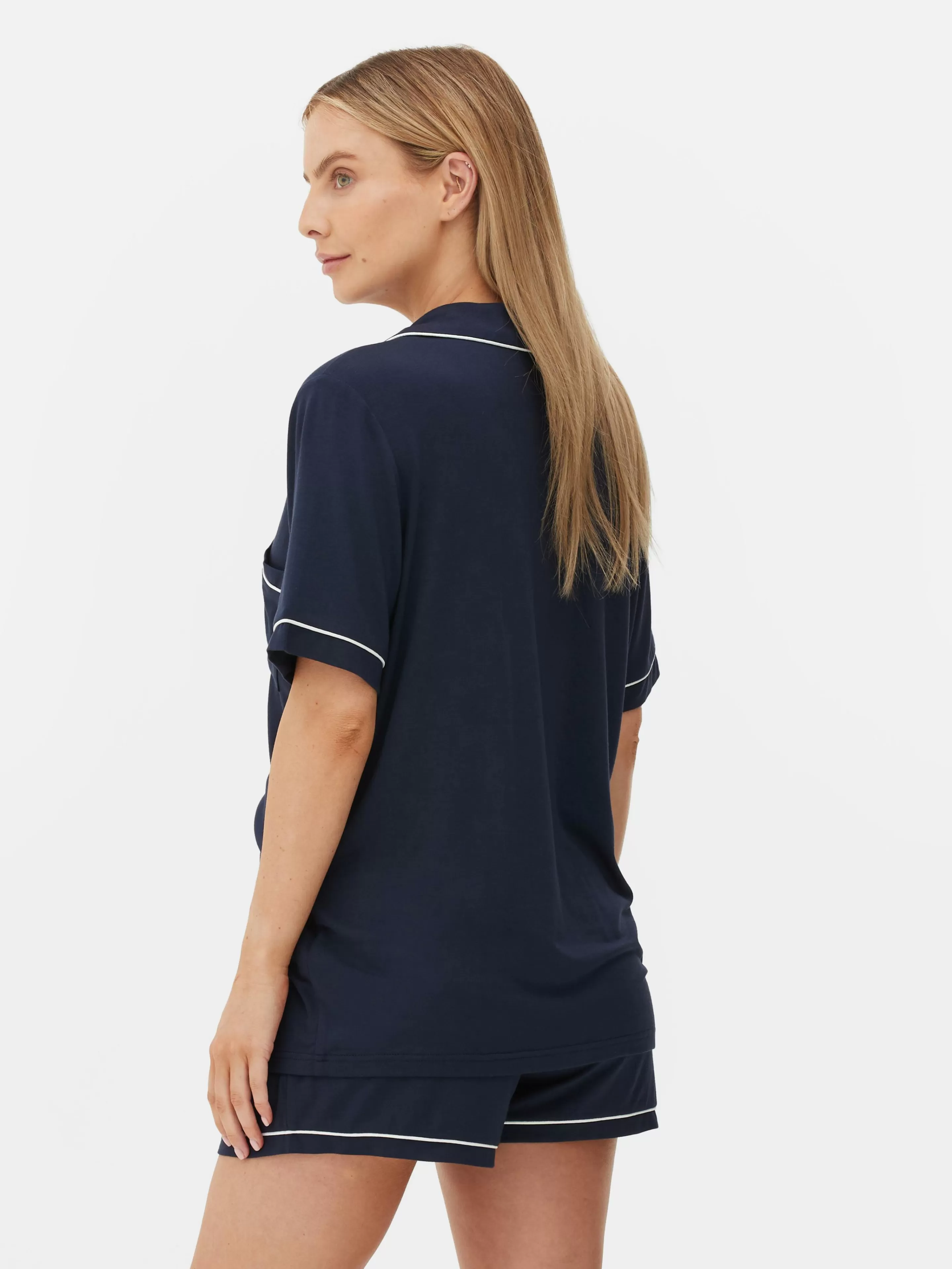 Mujer Primark Tops De Pijama | Camisa De Pijama De Premamá De Manga Corta