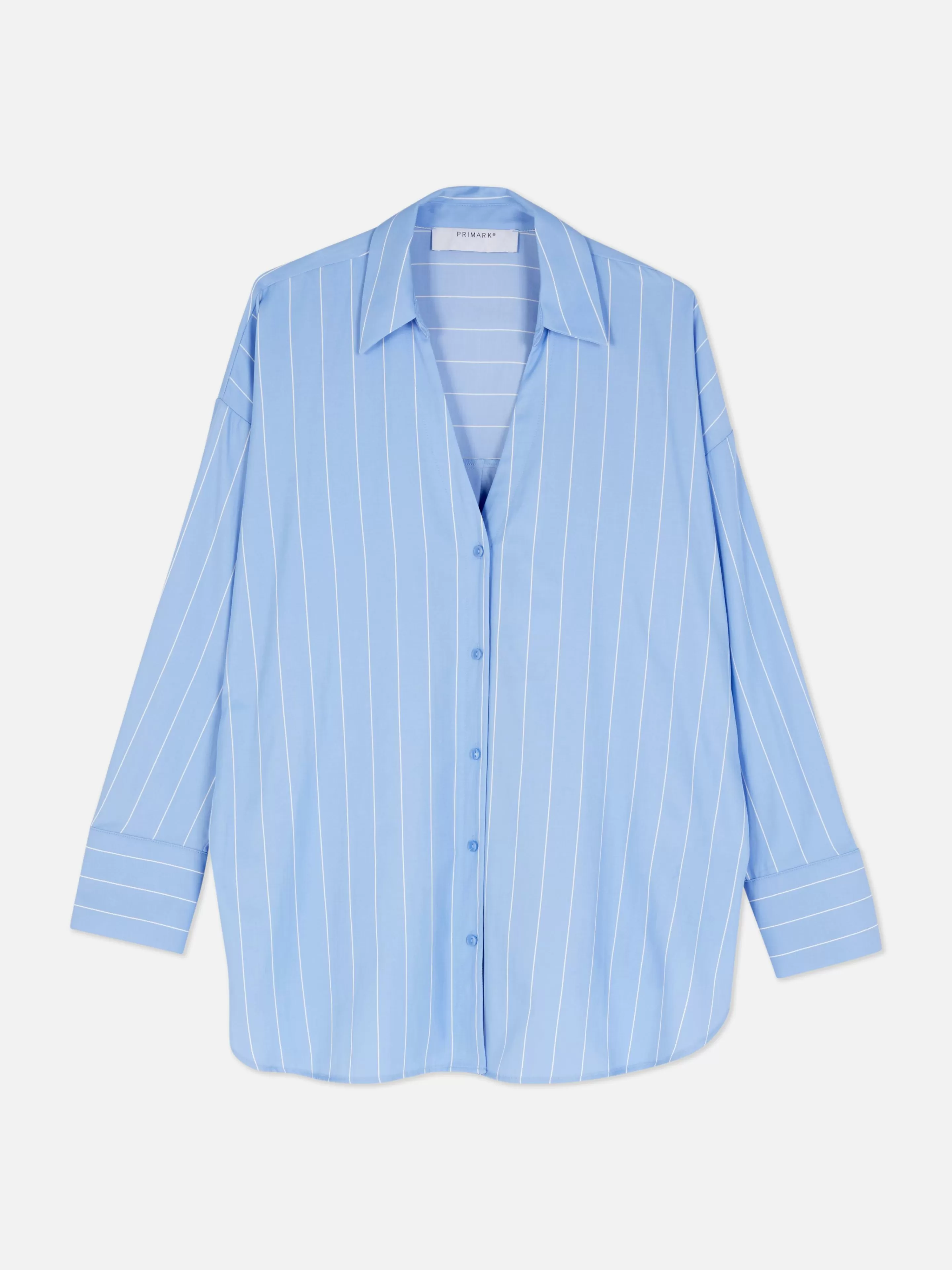 Mujer Primark Camisas Y Blusas | Camisa De Popelina De Corte Oversize