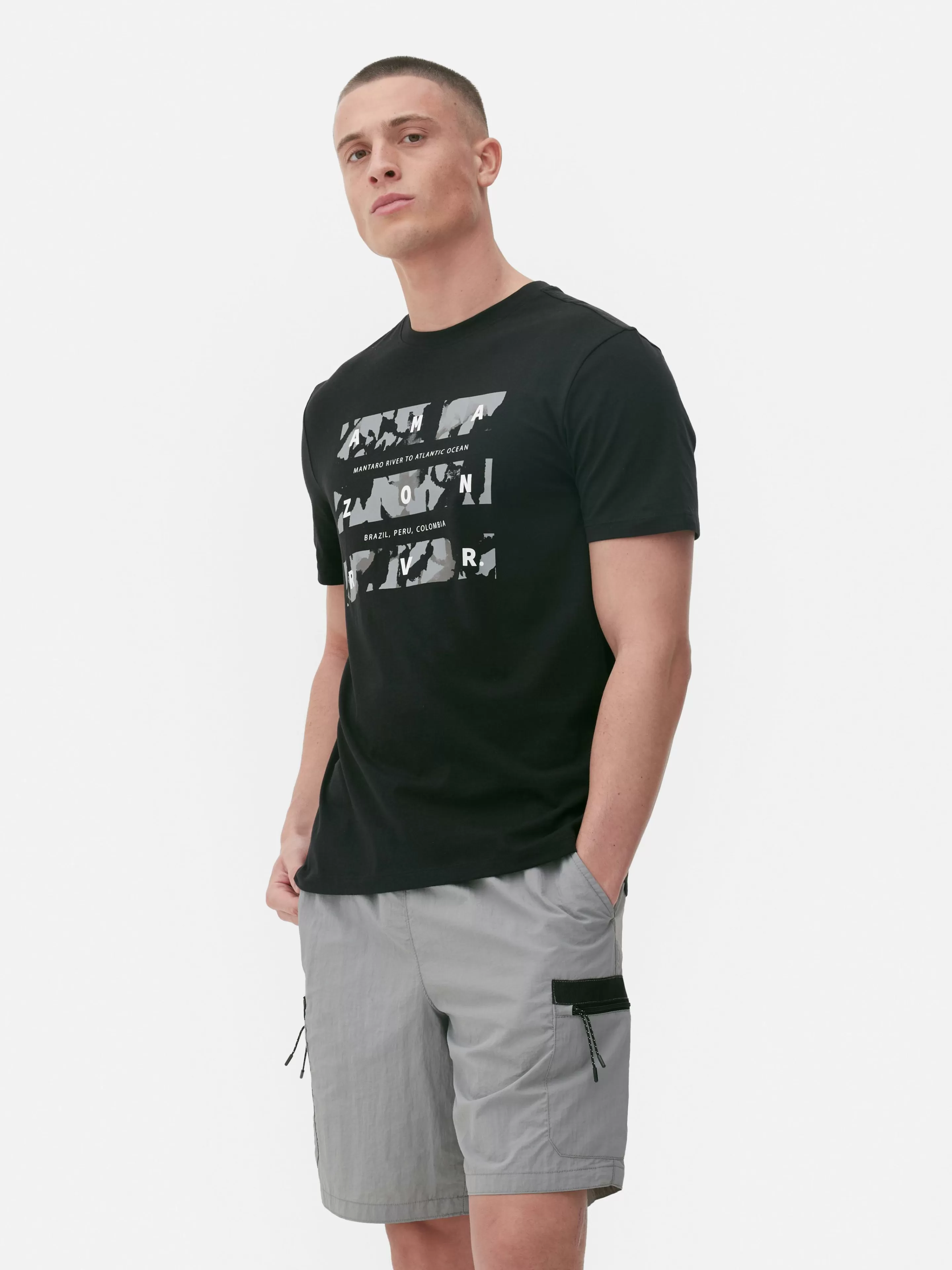 Hombre Primark Tops Y Camisetas | Camiseta «Amazon River»