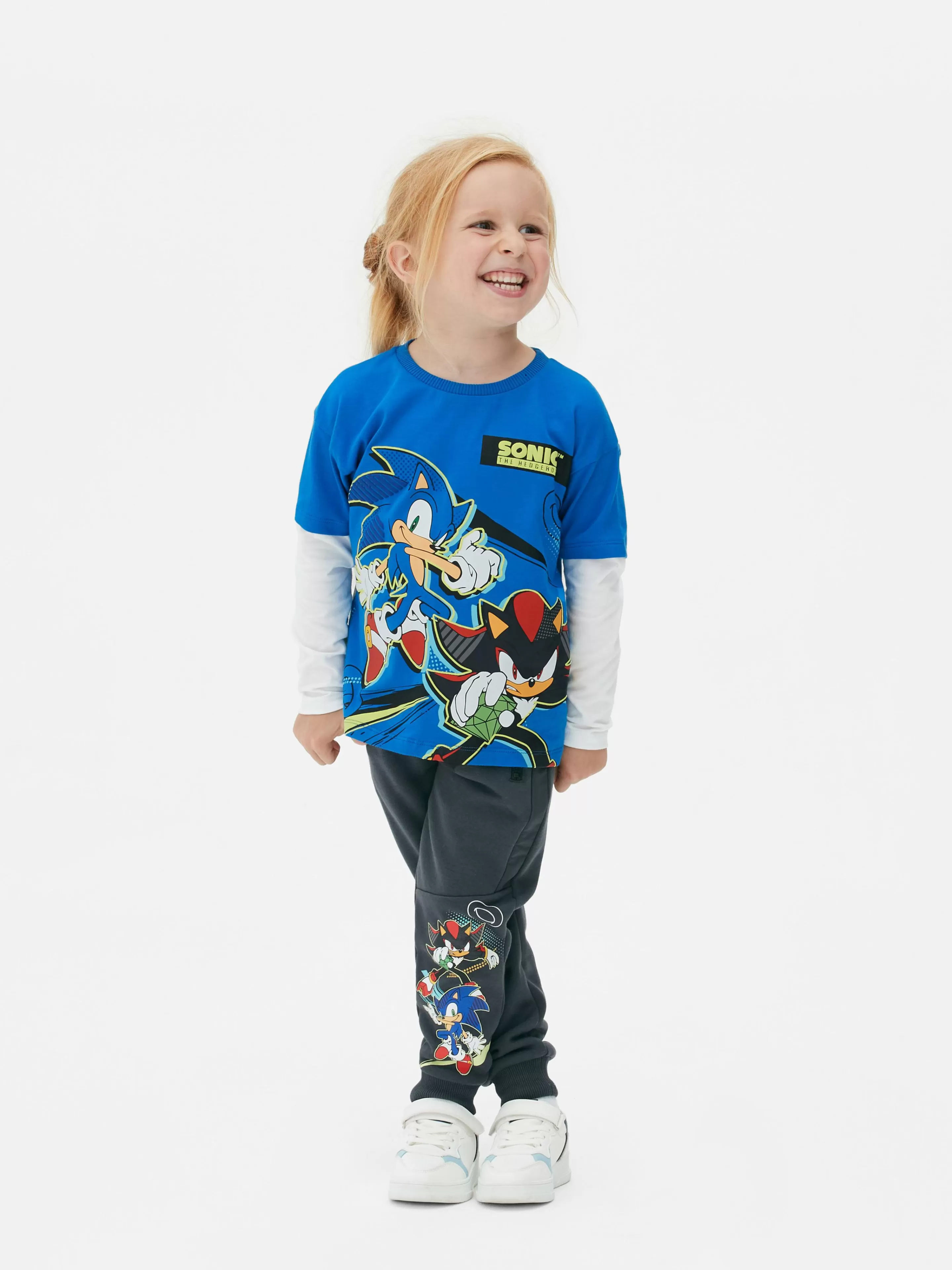 Niños Primark Tops Y Camisetas | Camiseta Bicolor De Sonic, El Erizo