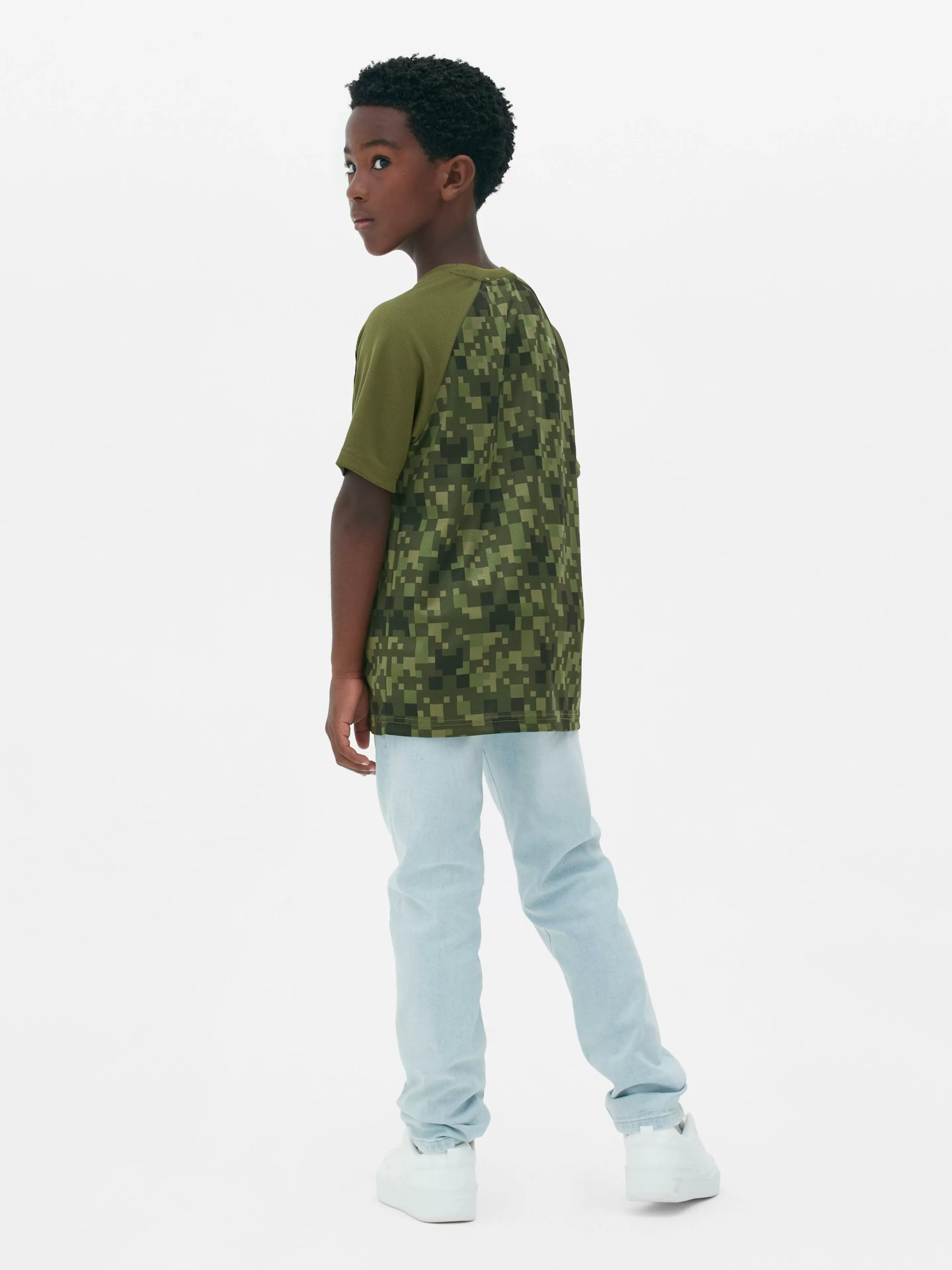 Niños Primark Tops Y Camisetas | Camiseta Con El Logotipo De Minecraft