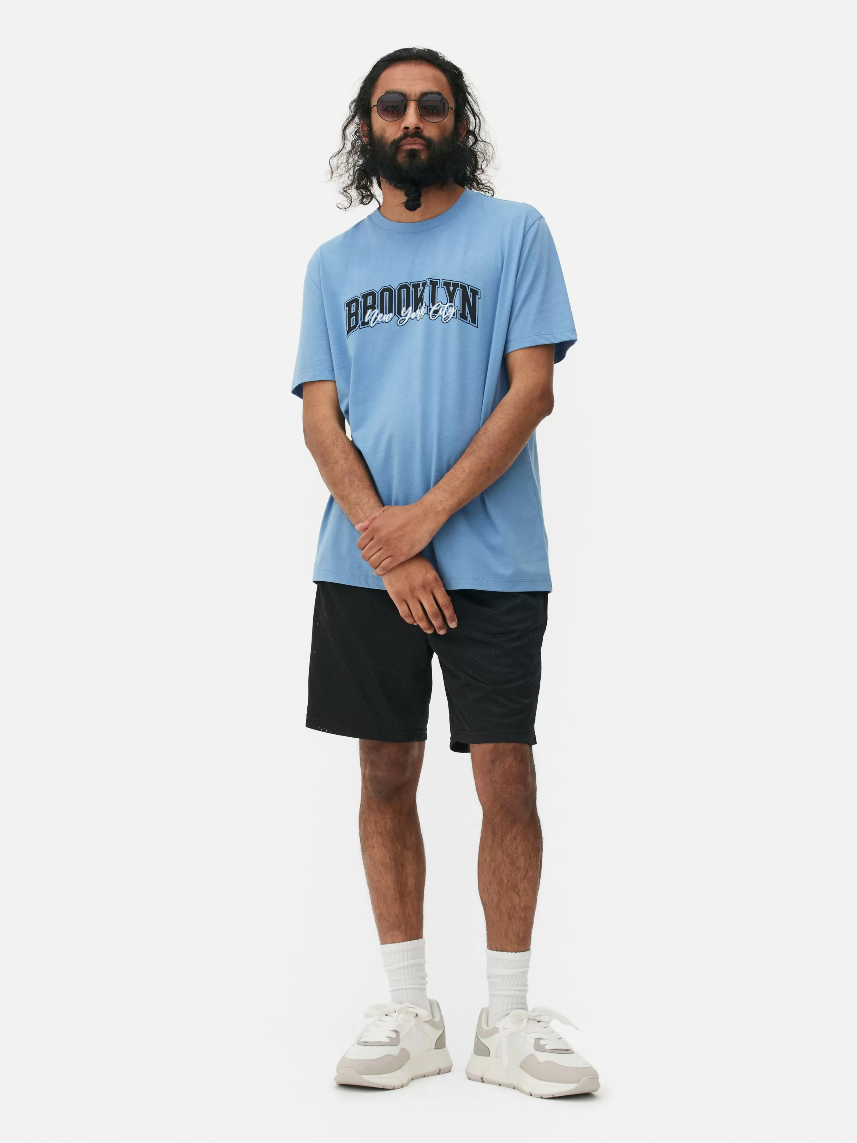 Hombre Primark Tops Y Camisetas | Camiseta Con Estampado Gráfico De «Brooklyn»