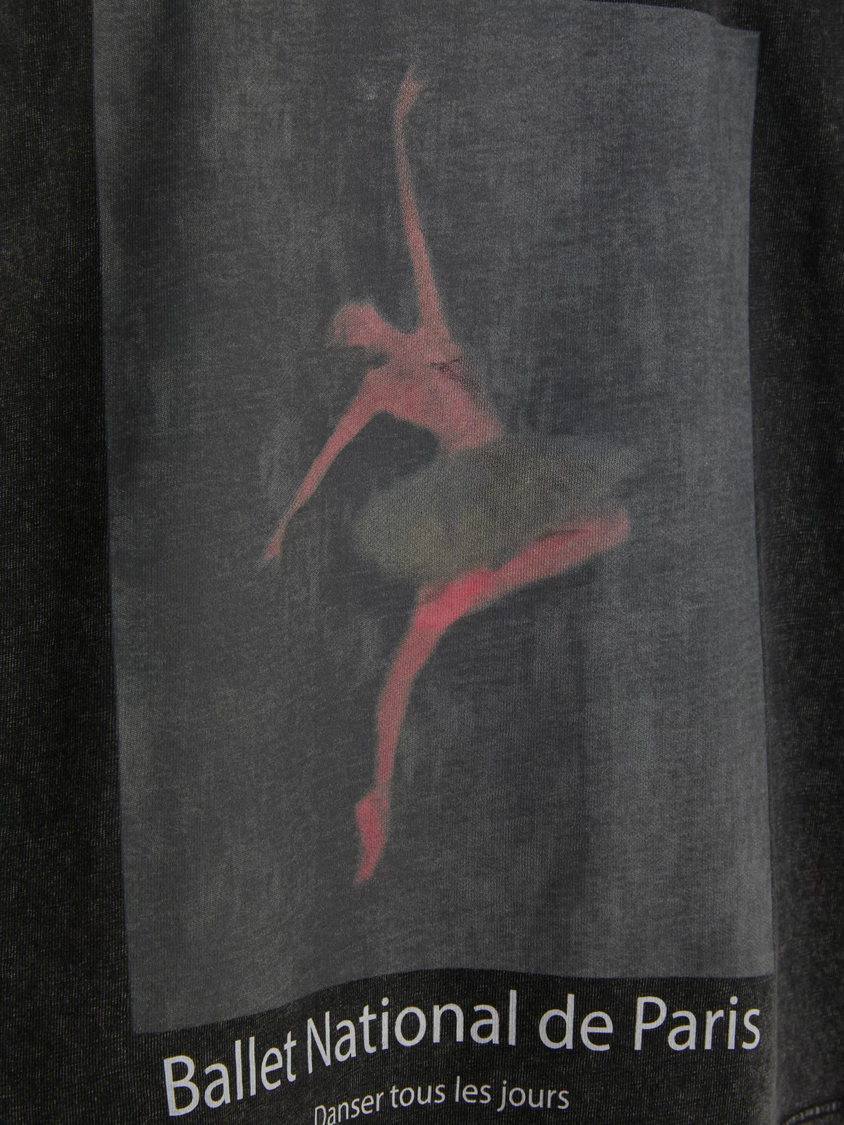 Niños Primark Tops Y Camisetas | Camiseta Corta Con Diseño De Bailarina Parisina