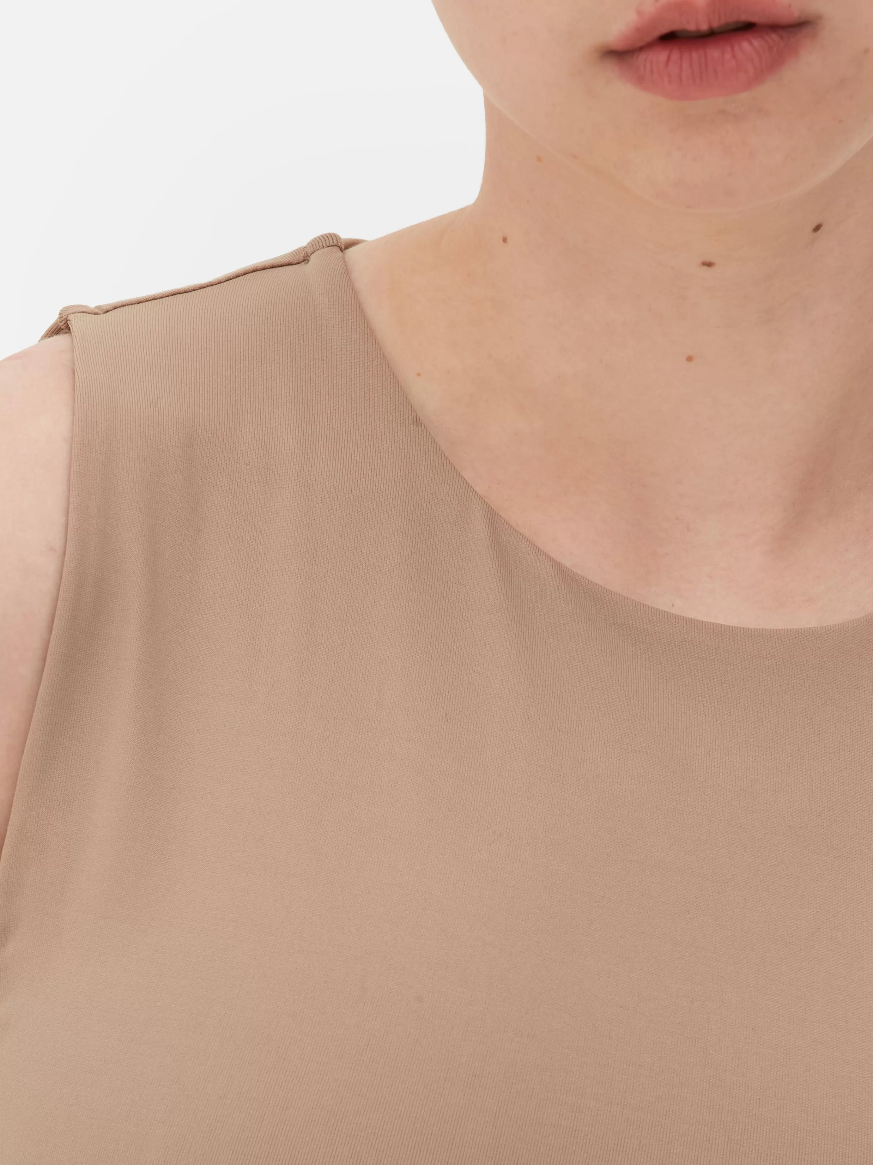 Mujer Primark Tops Y Camisetas | Camiseta Corta Y Sin Mangas Con Espalda Nadadora