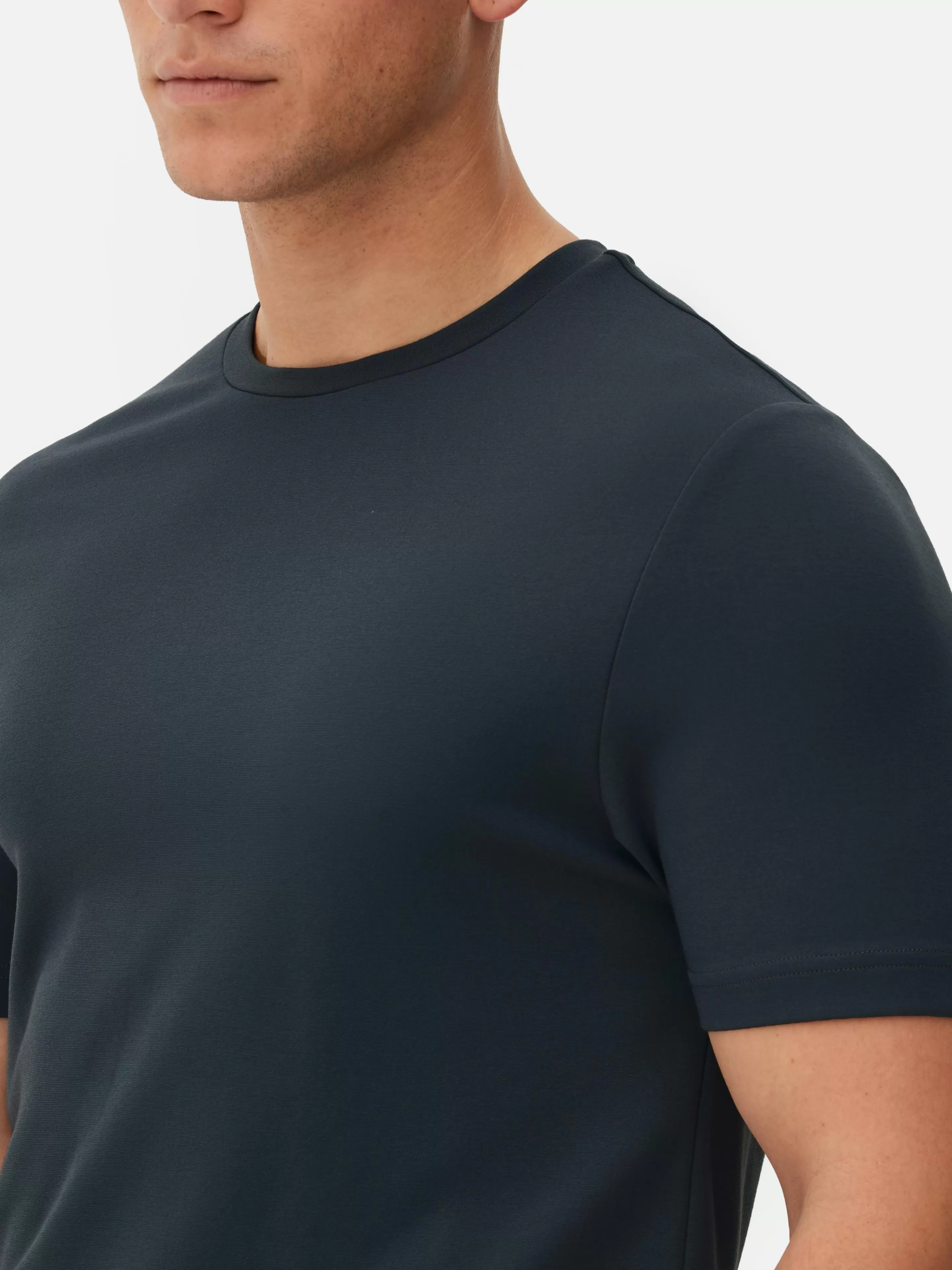 Hombre Primark Tops Y Camisetas | Camiseta De Corte Entallado De Kem