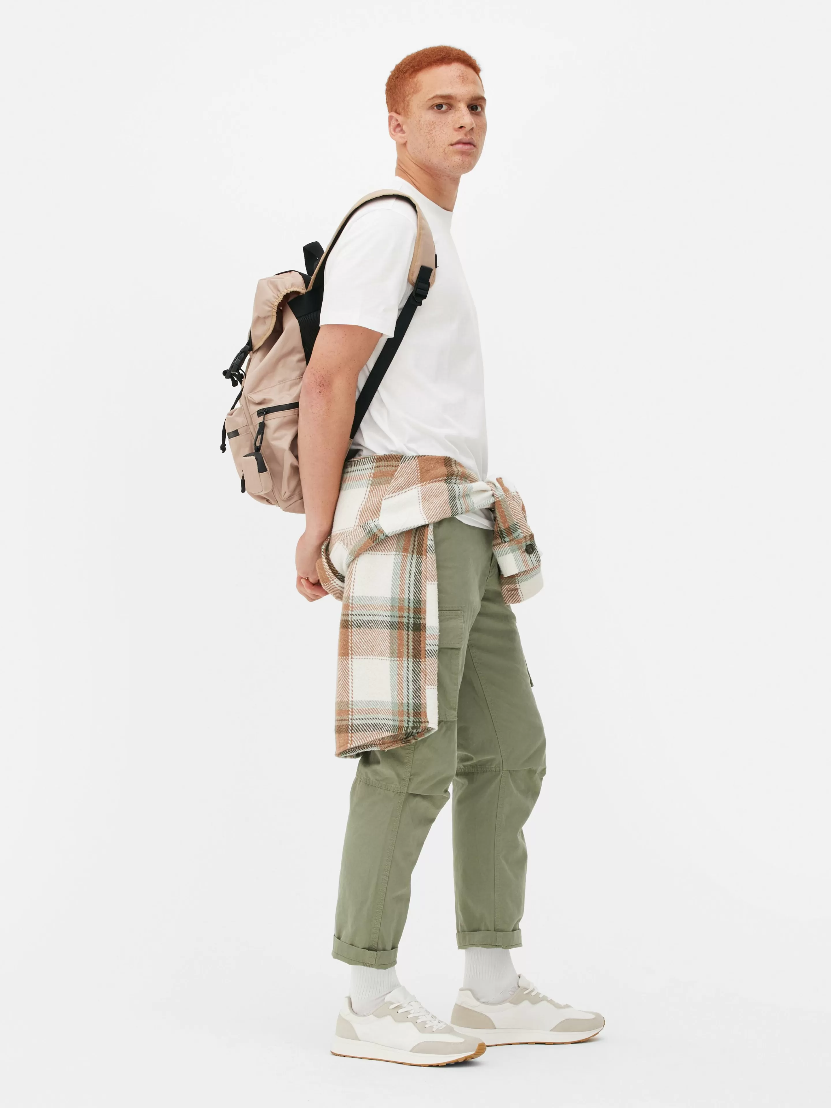 Hombre Primark Tops Y Camisetas | Camiseta De Cuello Redondo Y Corte Recto