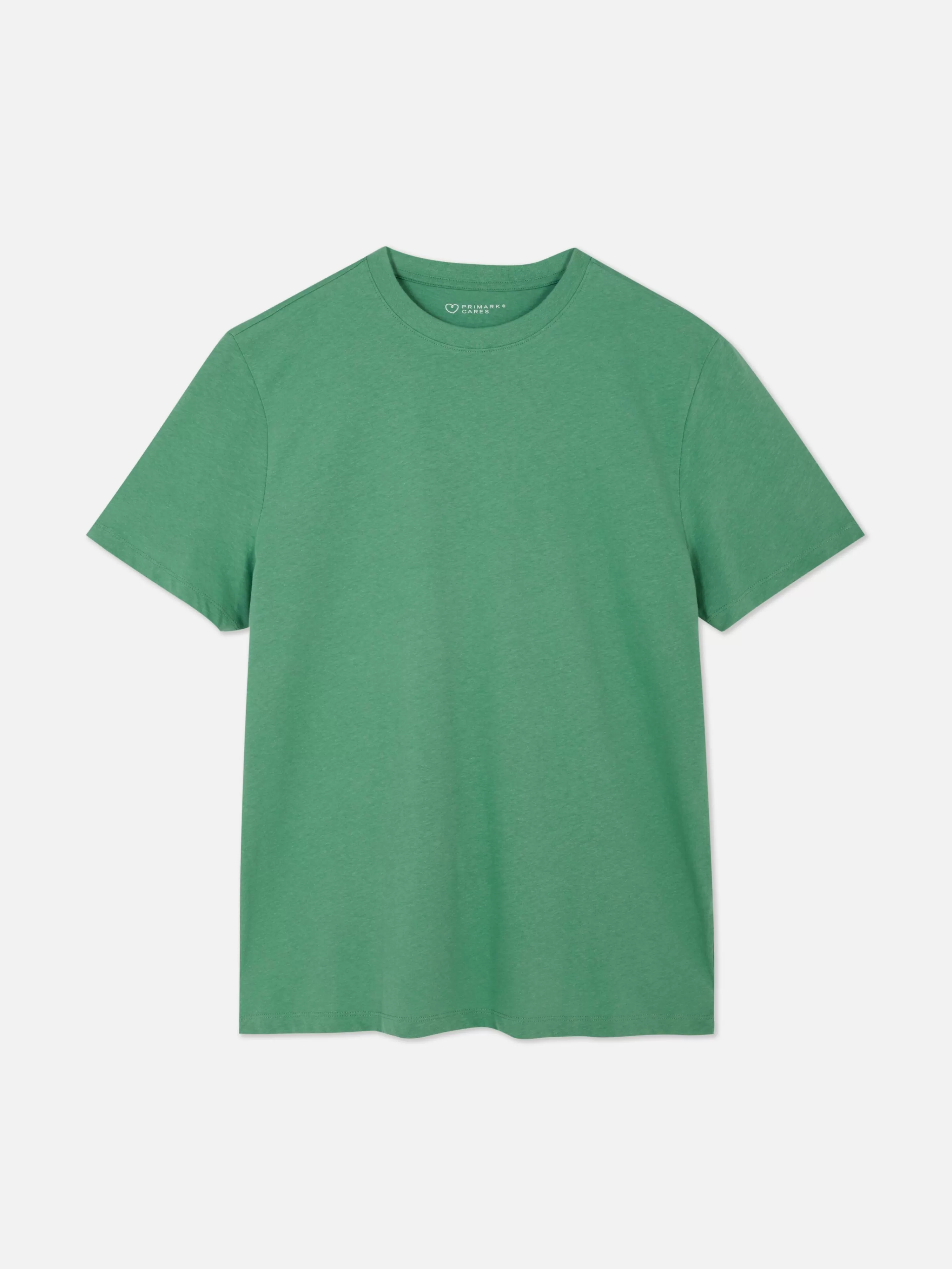 Hombre Primark Tops Y Camisetas | Camiseta De Cuello Redondo Y Corte Recto