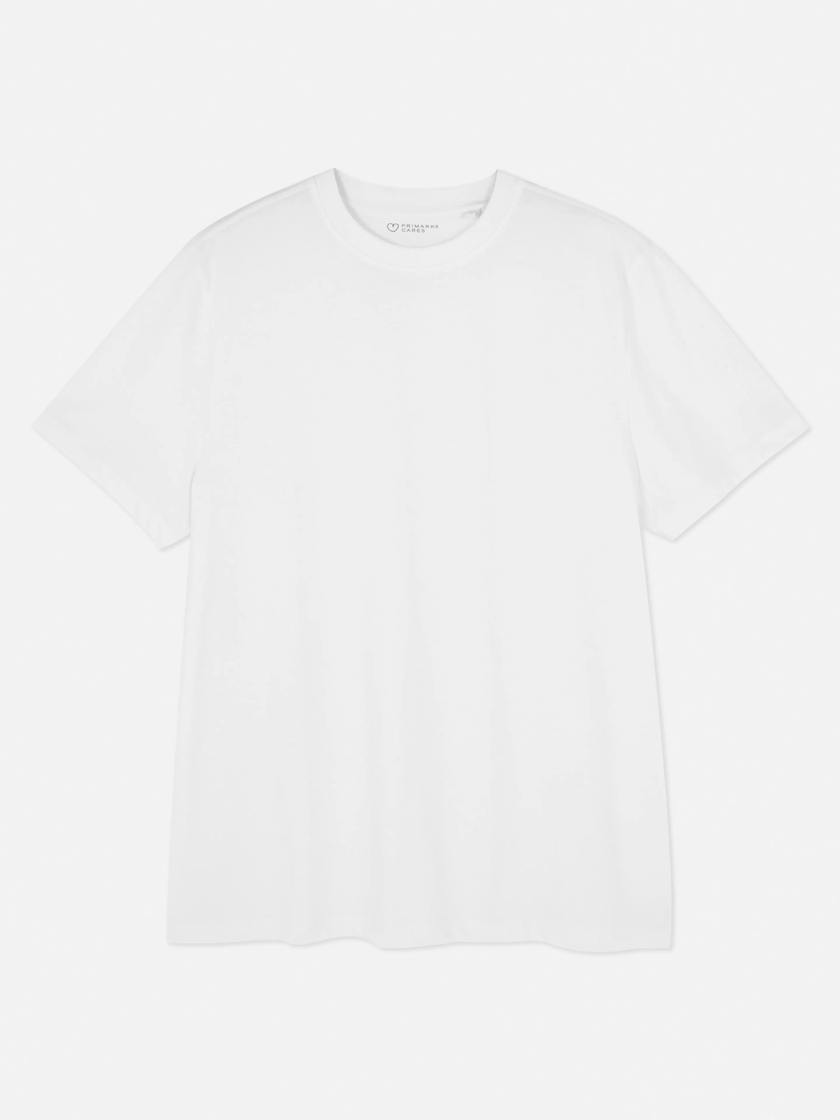 Hombre Primark Tops Y Camisetas | Camiseta De Cuello Redondo Y Corte Recto