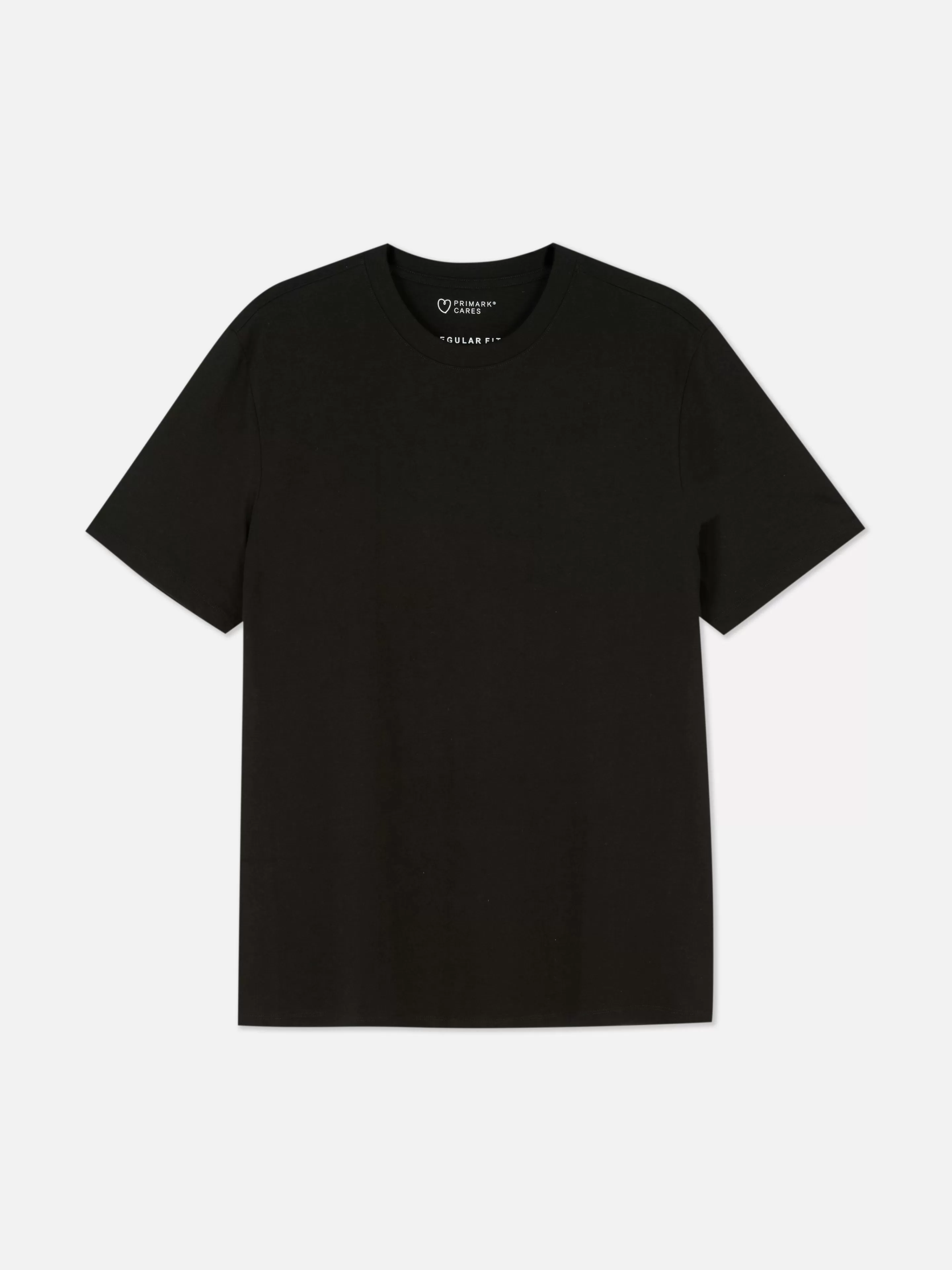 Hombre Primark Tops Y Camisetas | Camiseta De Cuello Redondo Y Corte Recto