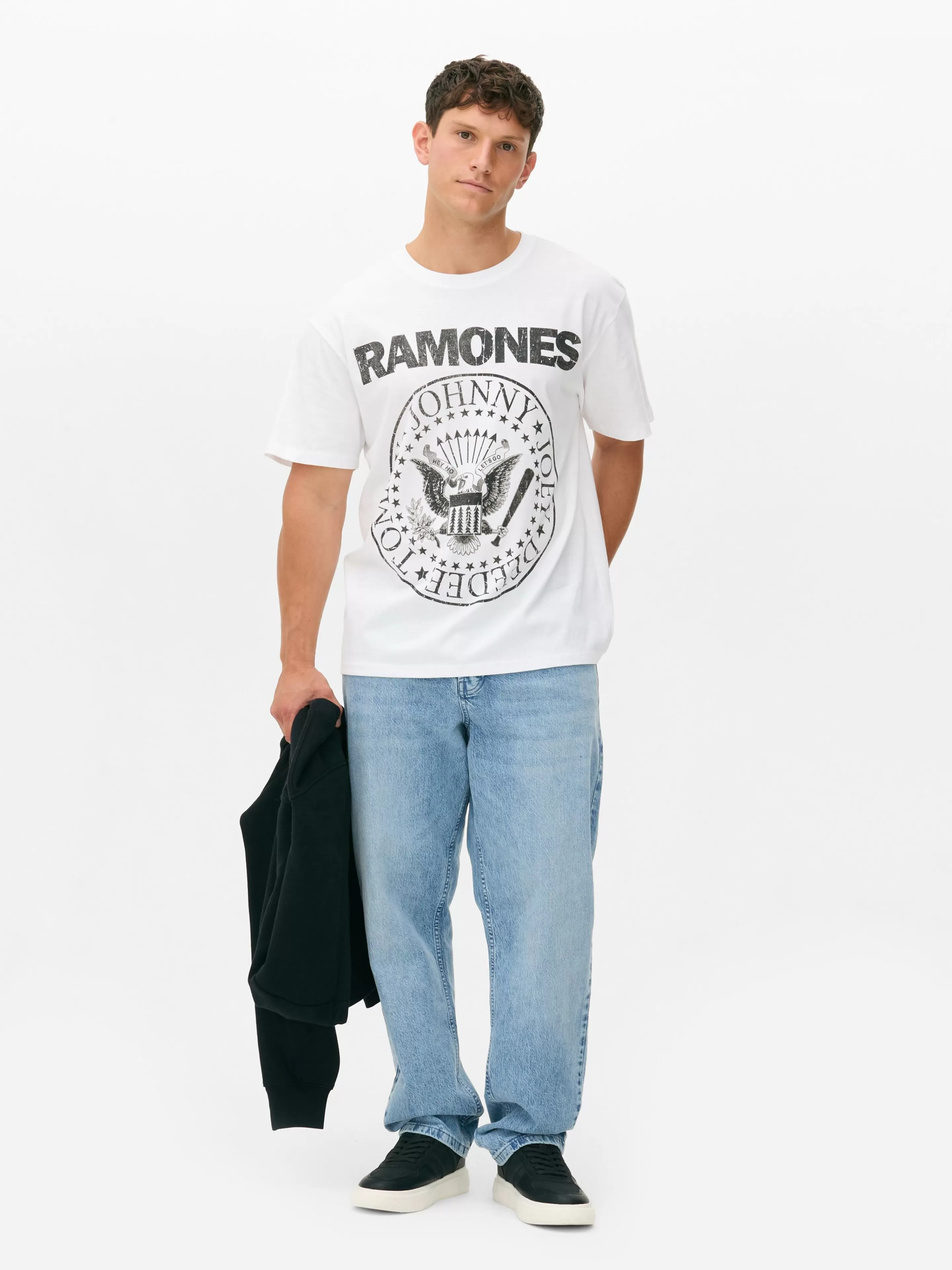 Hombre Primark Camisetas Y Sudaderas Con Estampado Gráfico | Tops Y Camisetas | Camiseta De Gira De Ramones