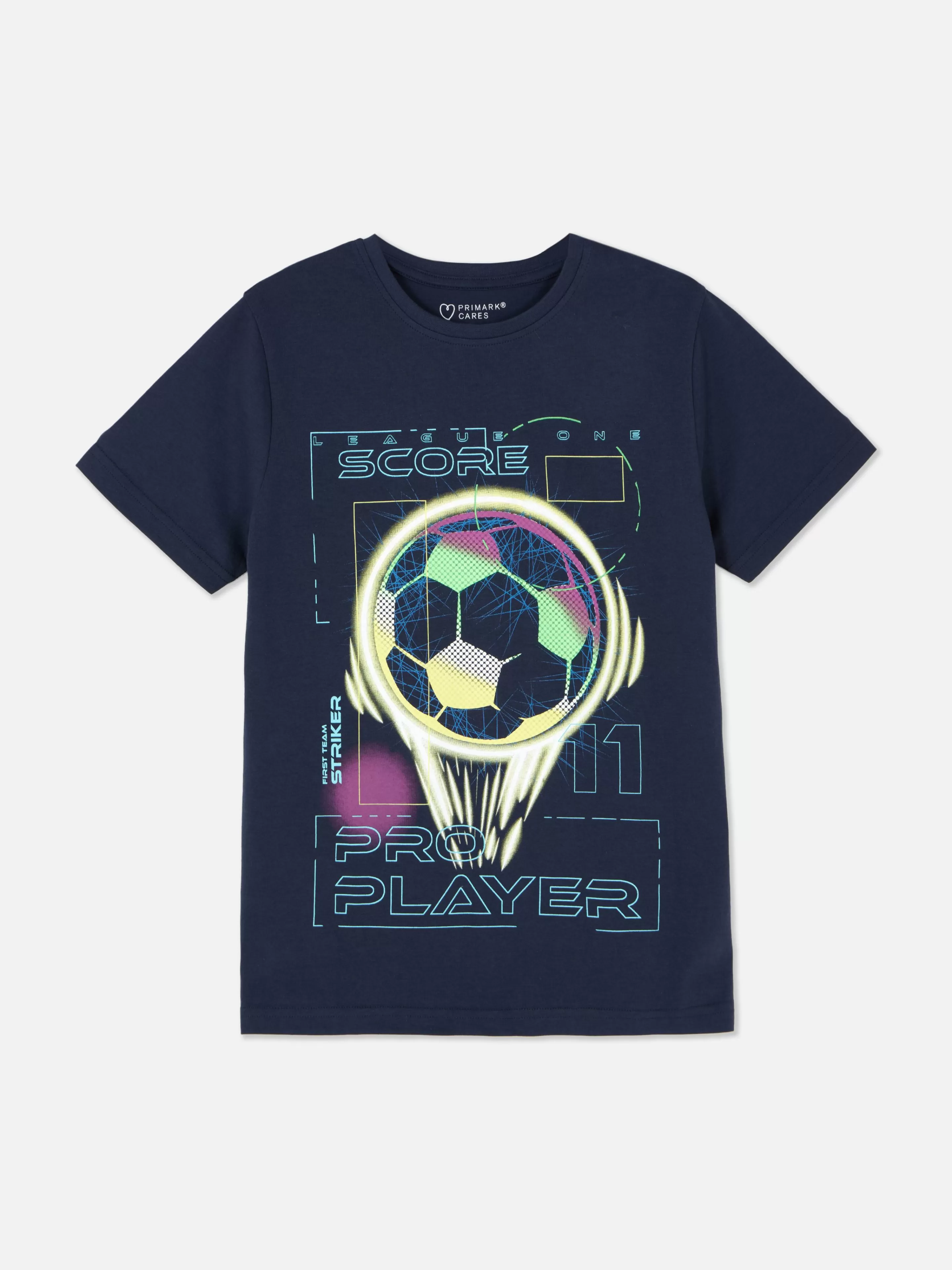 Niños Primark Tops Y Camisetas | Camiseta De Manga Corta Con Estampado Gráfico