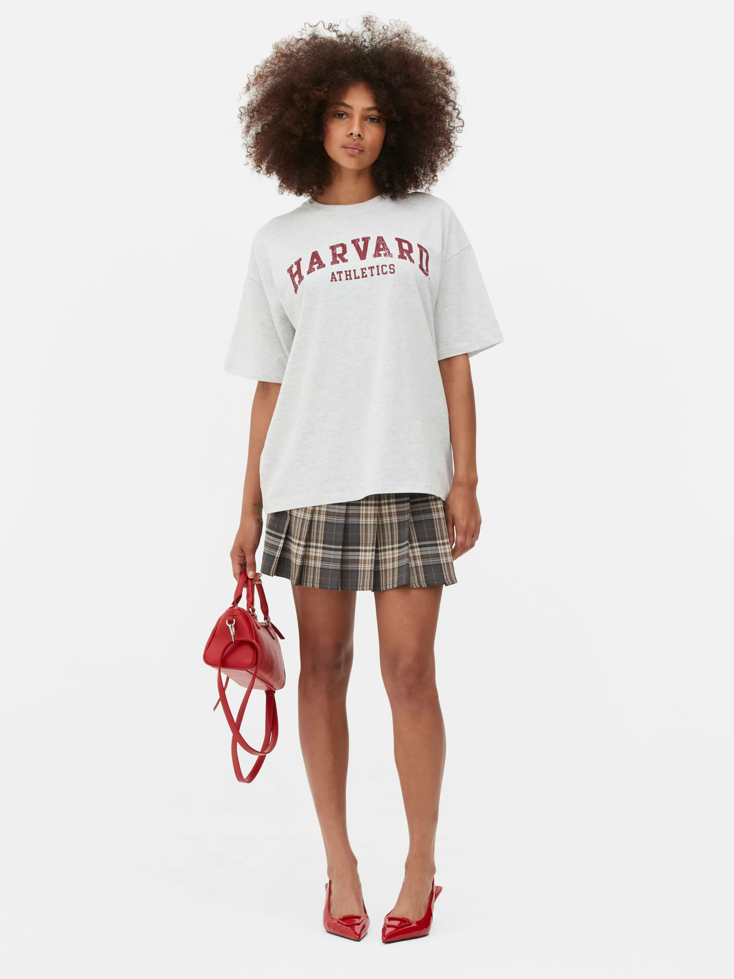 Mujer Primark Tops Y Camisetas | Camiseta De Manga Corta De Harvard