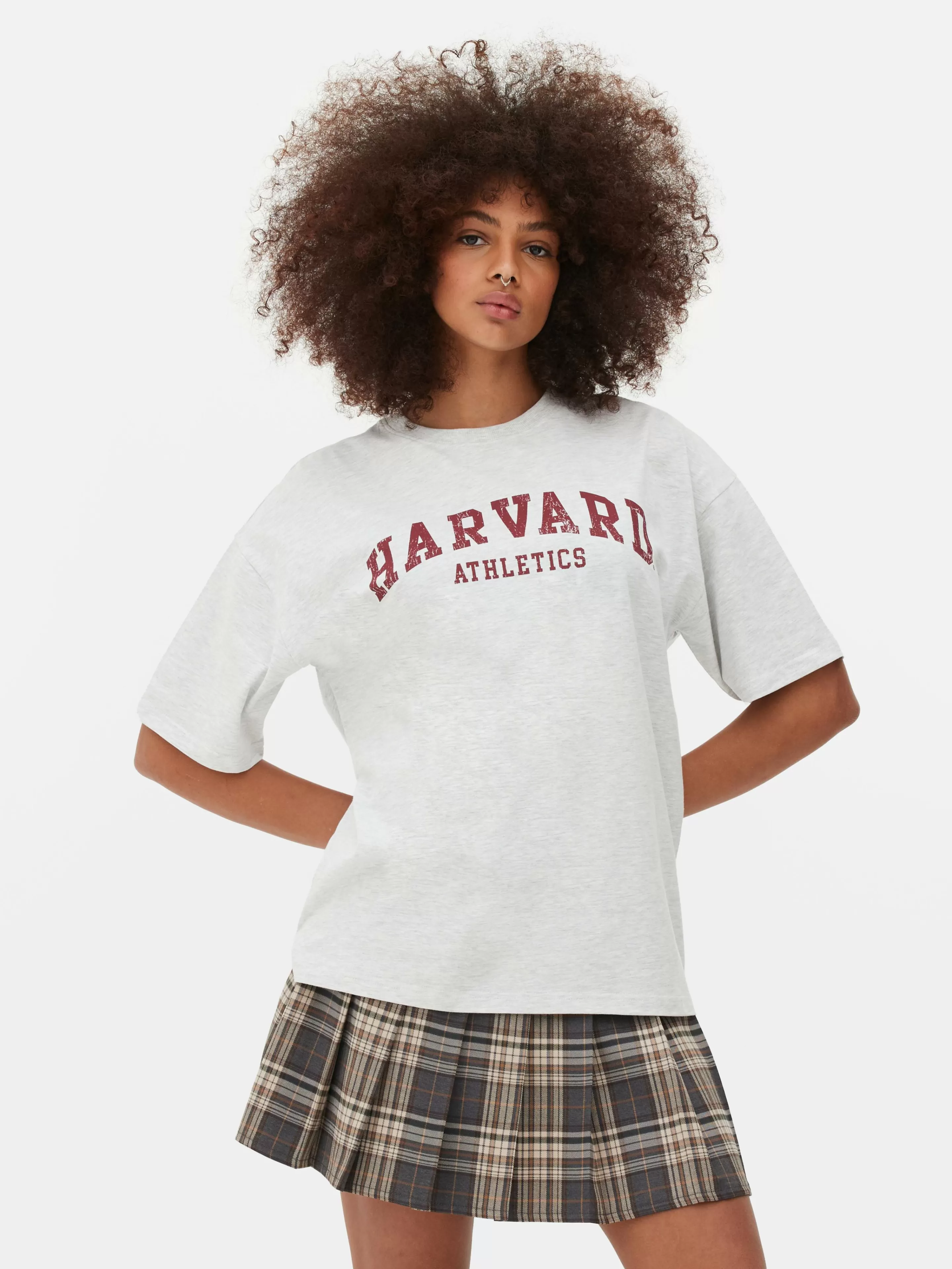 Mujer Primark Tops Y Camisetas | Camiseta De Manga Corta De Harvard