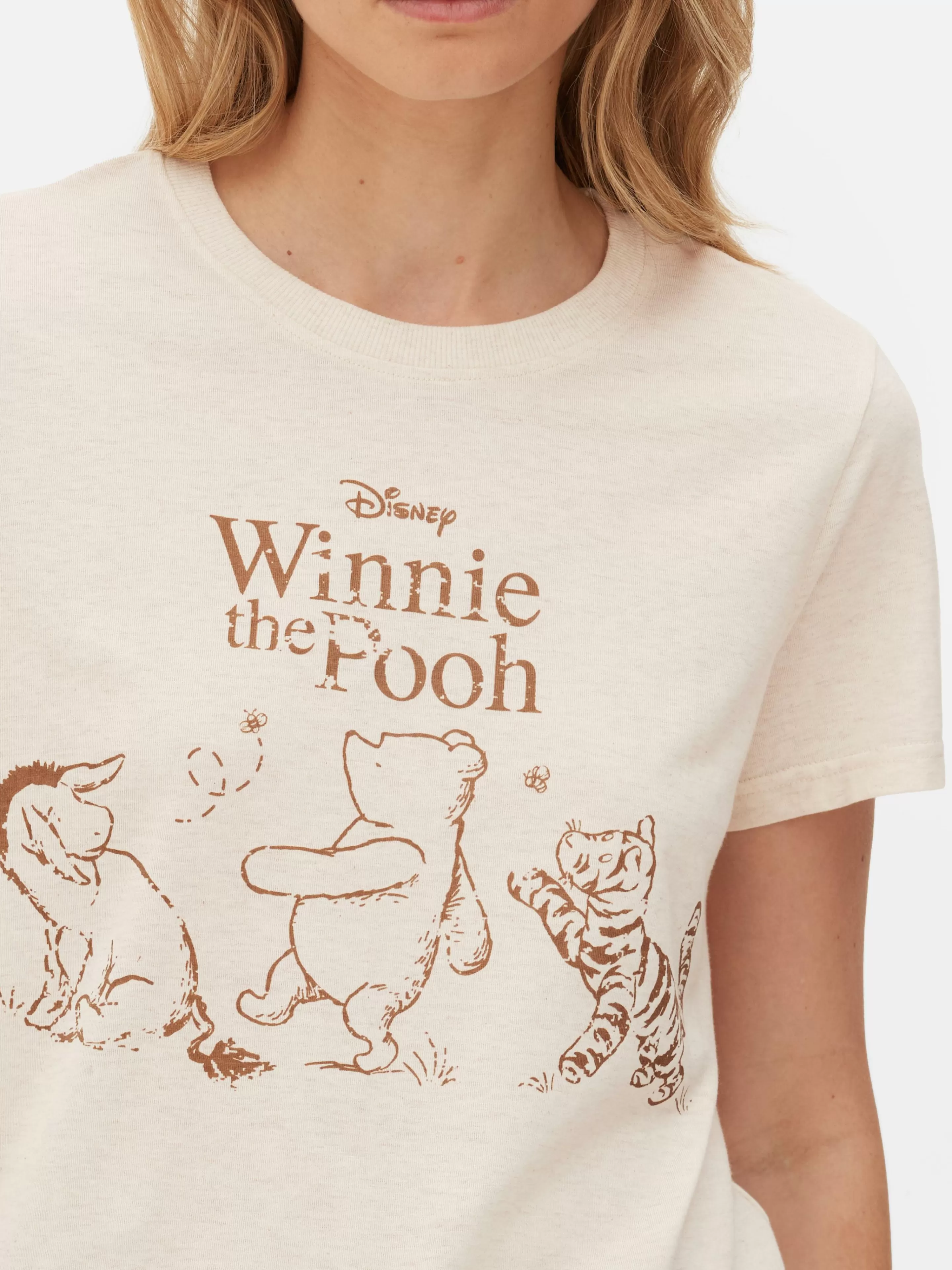 Mujer Primark Tops Y Camisetas | Camiseta De Manga Corta De Winnie The Pooh De Disney