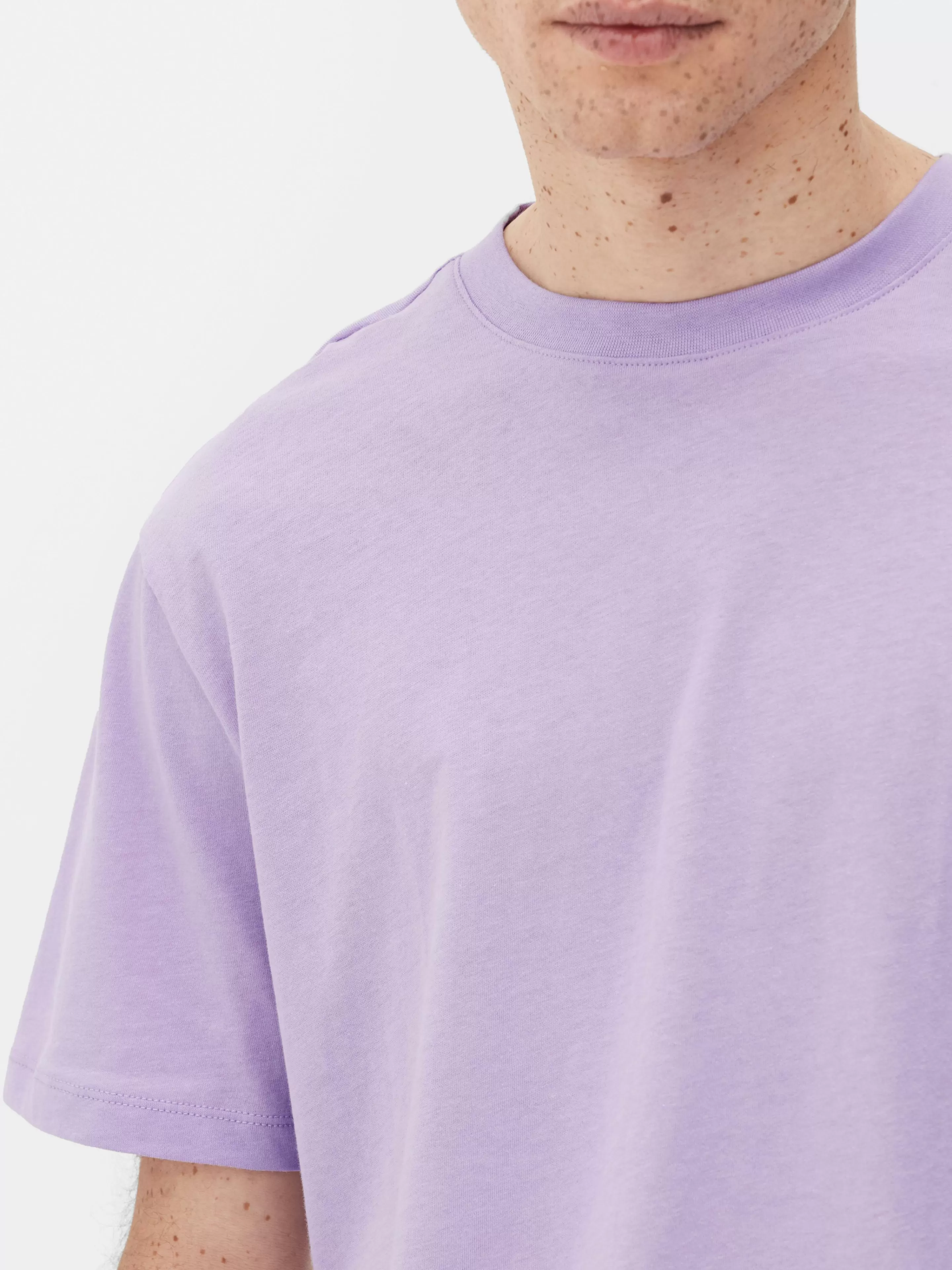 Hombre Primark Tops Y Camisetas | Camiseta De Manga Corta Y Cuello Redondo
