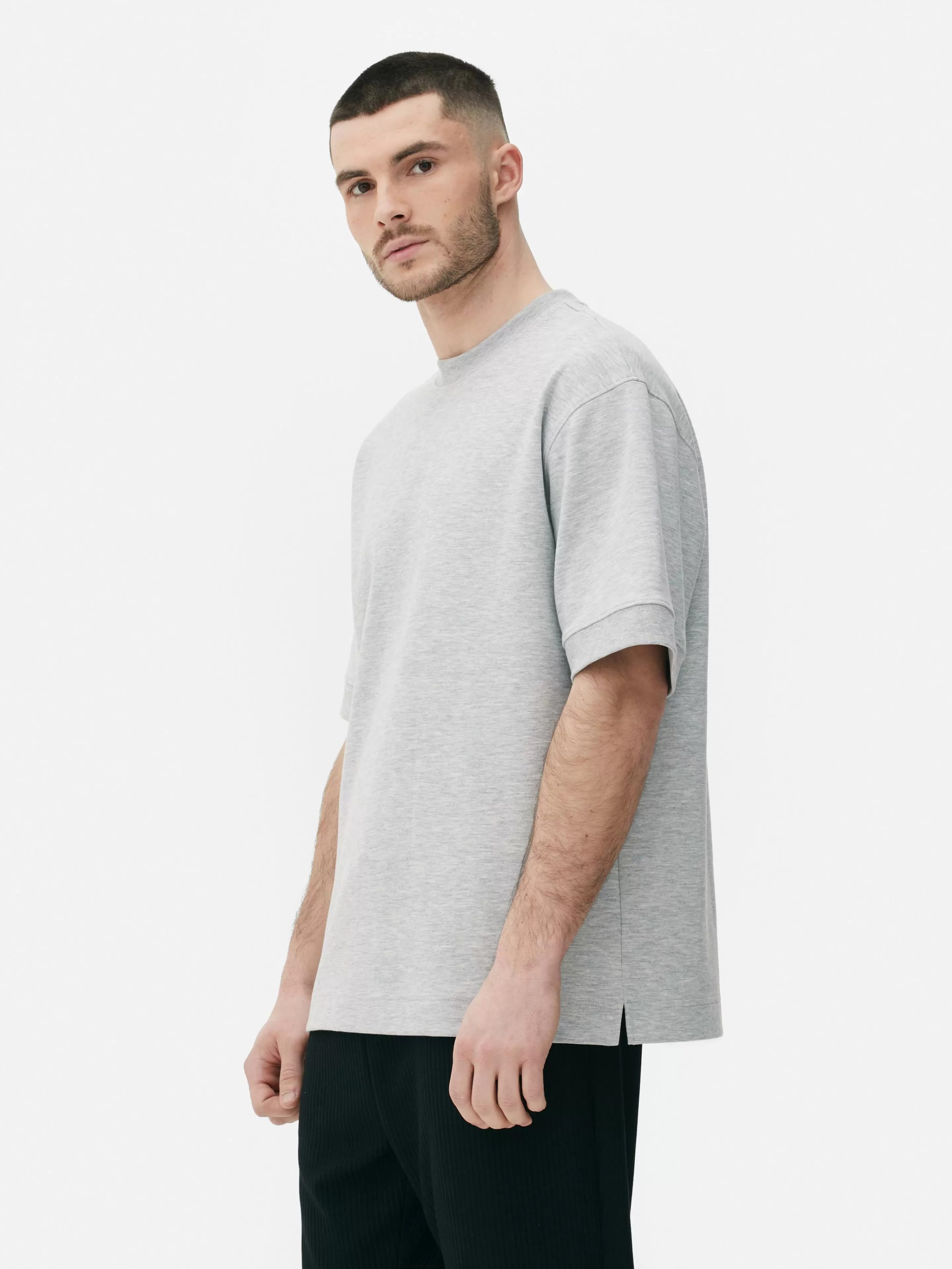 Hombre Primark Tops Y Camisetas | Camiseta De Manga Corta Y Cuello Redondo De Kem
