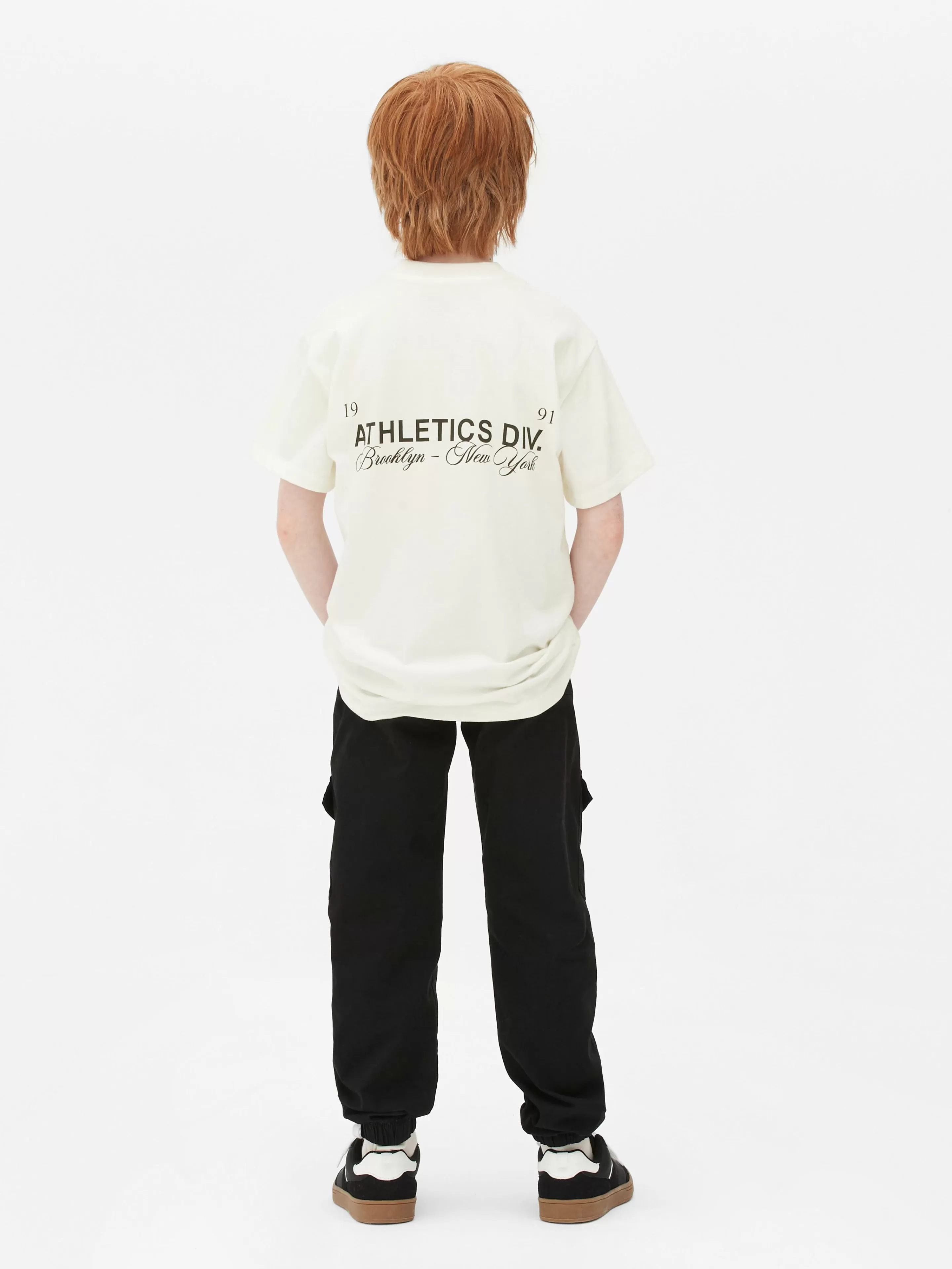 Niños Primark Tops Y Camisetas | Camiseta De Manga Corta Y Estampado Deportivo