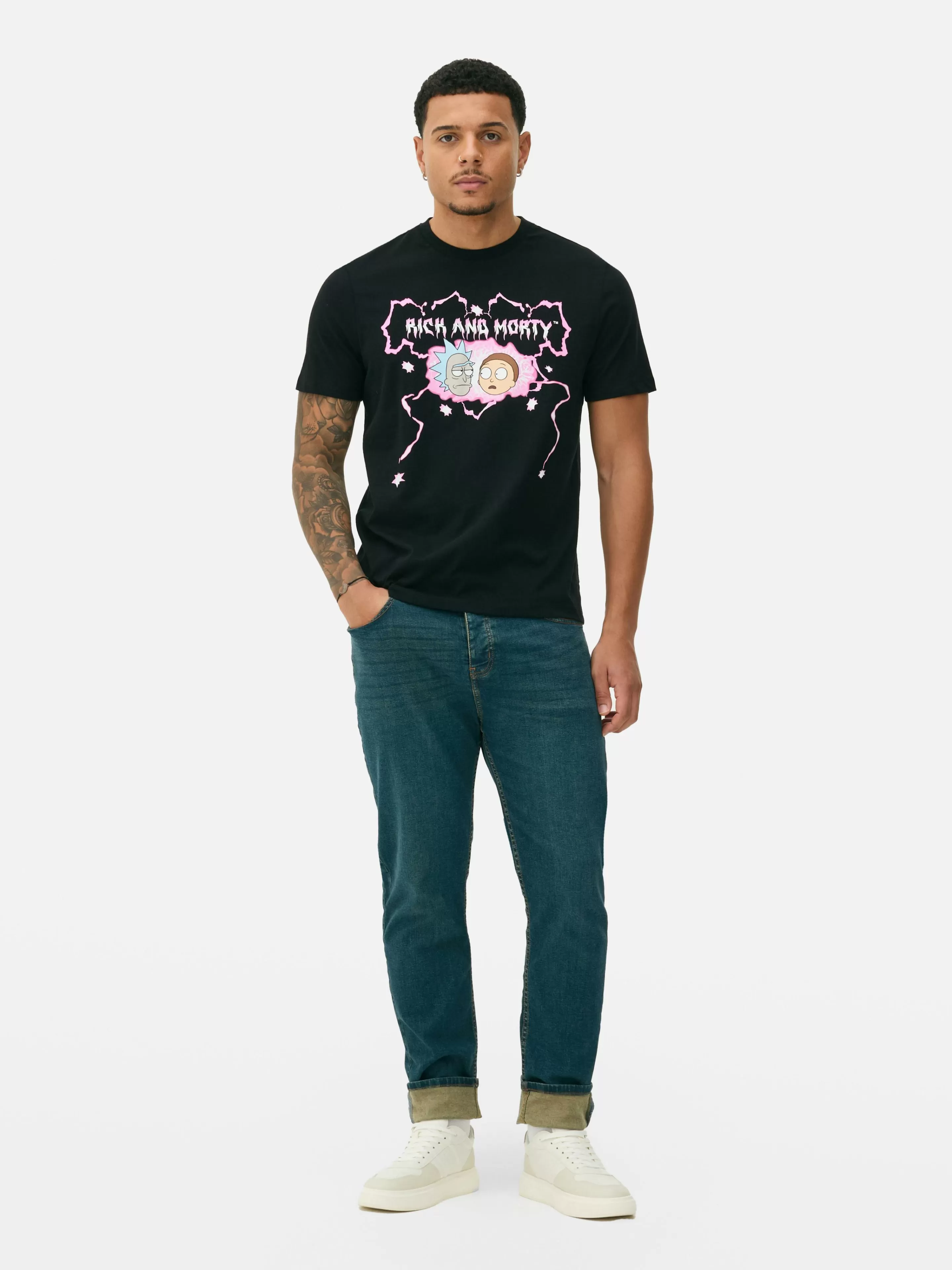 Hombre Primark Camisetas Y Sudaderas Con Estampado Gráfico | Tops Y Camisetas | Camiseta De Rick Y Morty