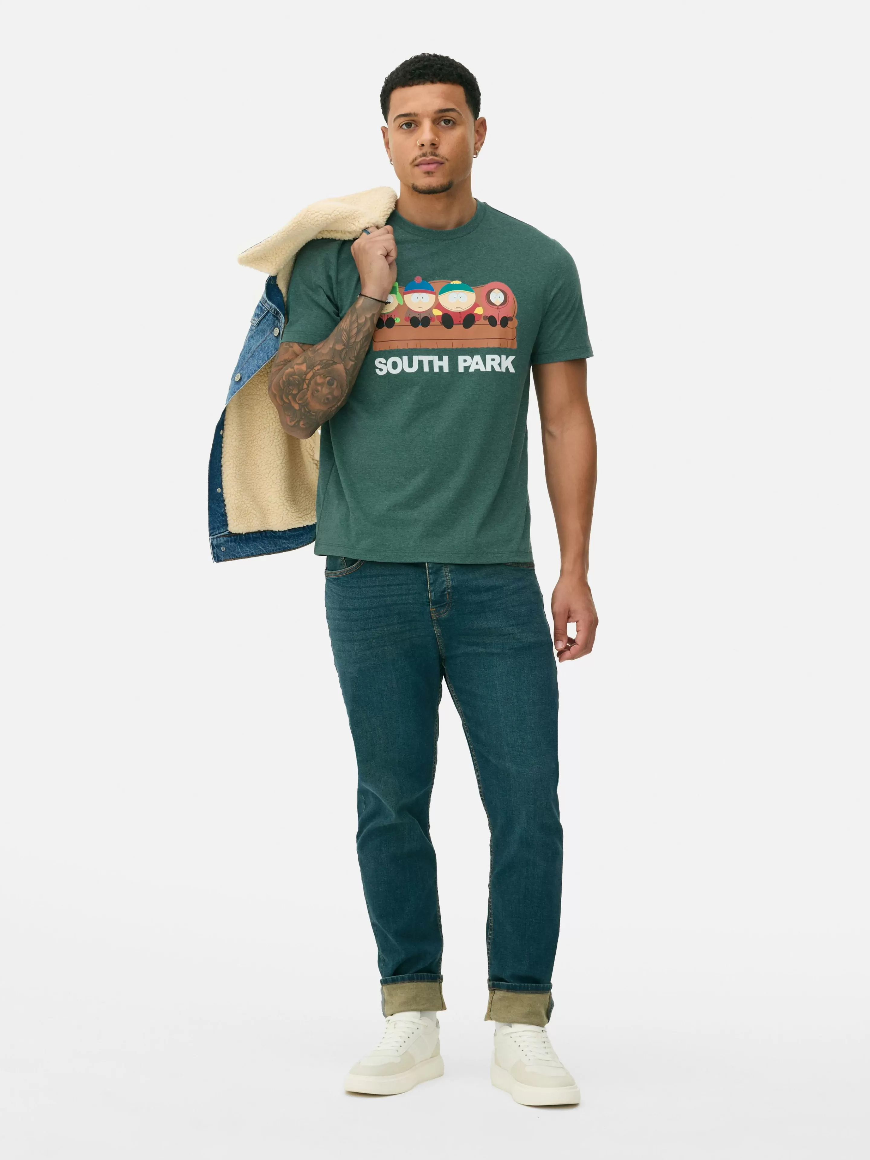 Hombre Primark Tops Y Camisetas | Camisetas Y Sudaderas Con Estampado Gráfico | Camiseta De South Park