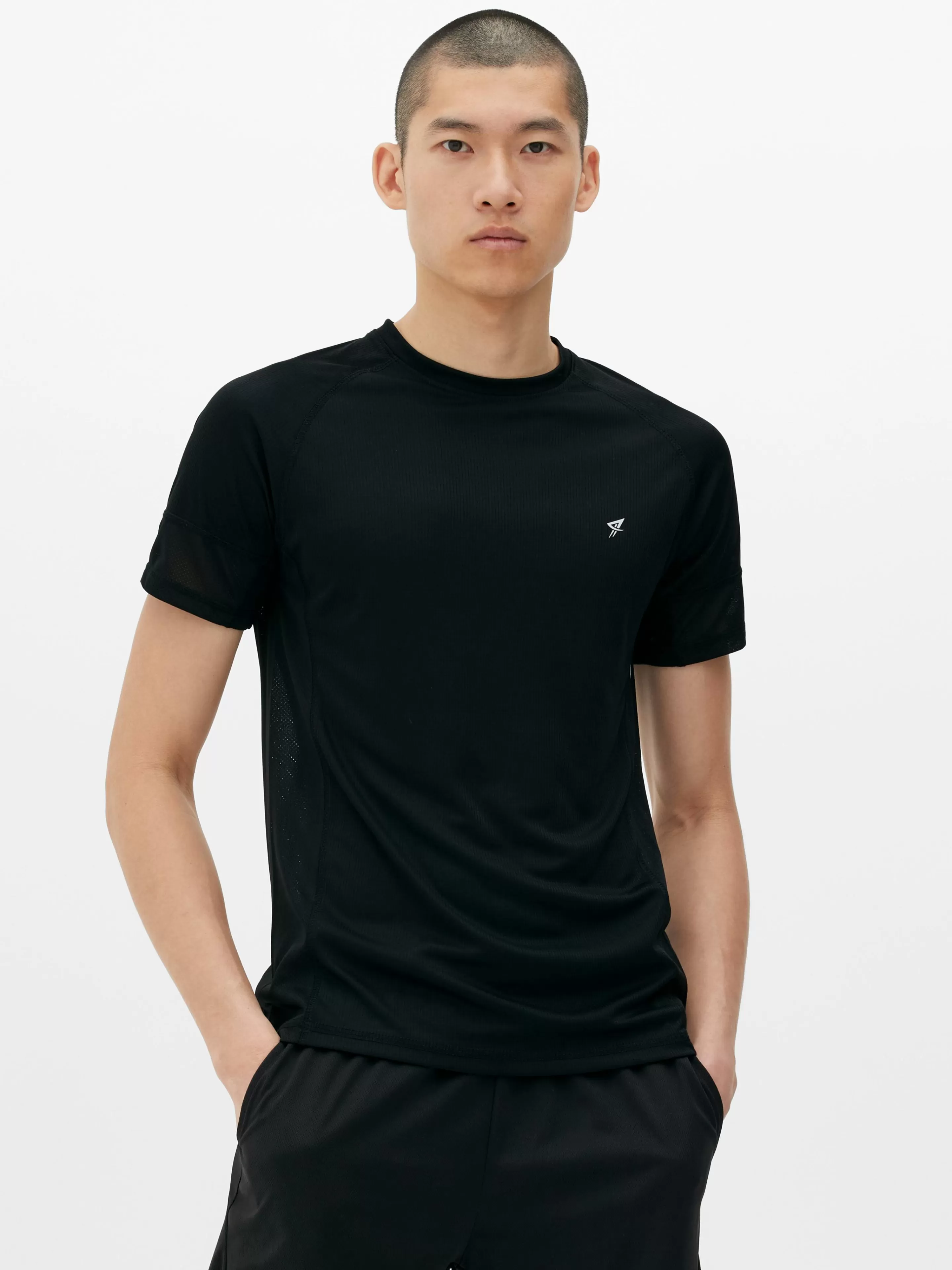 Hombre Primark Ropa Deportiva | Camiseta Deportiva Con Cuello Redondo