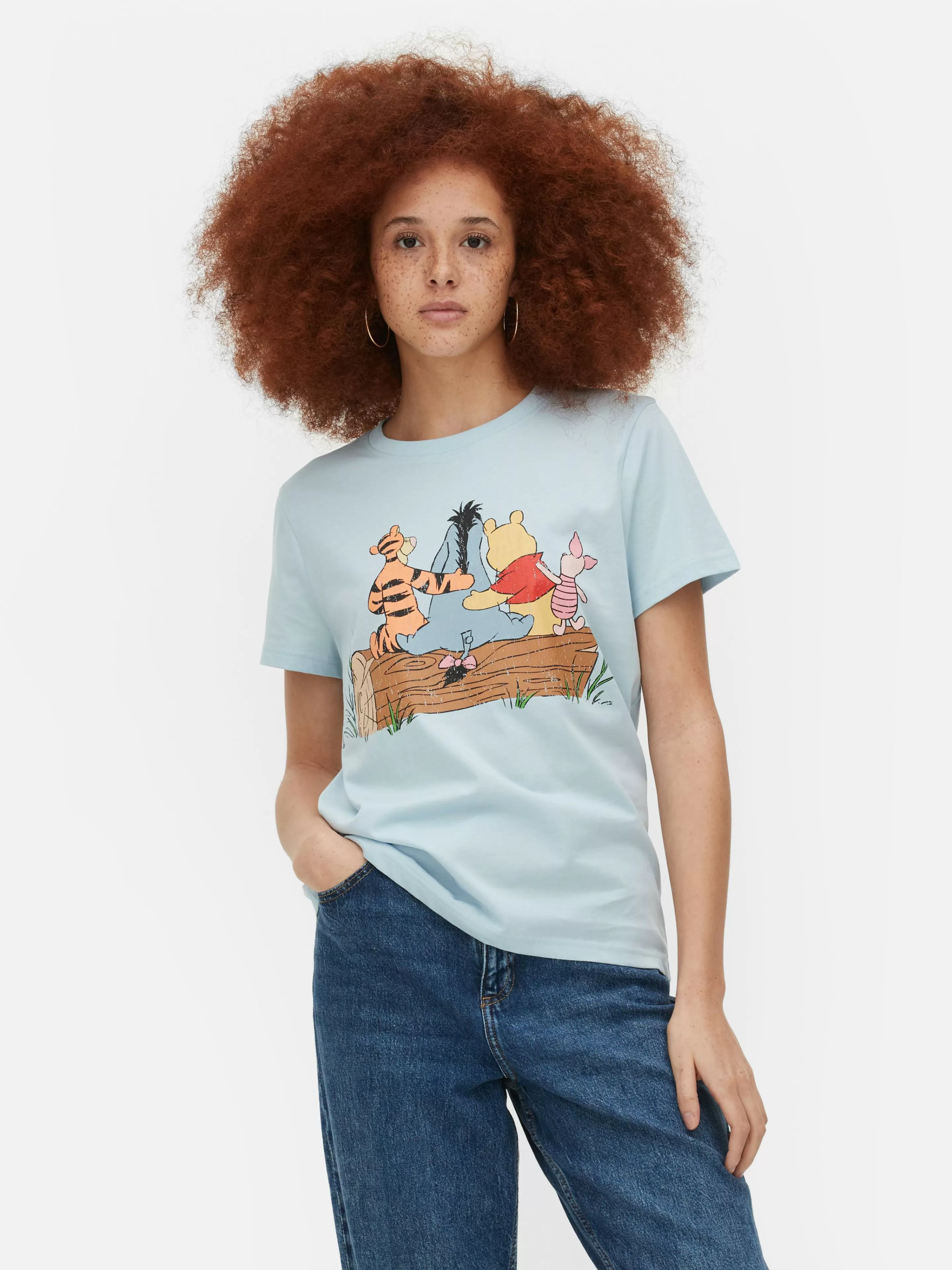 Mujer Primark Tops Y Camisetas | Camiseta Estampada De Winnie The Pooh De Disney