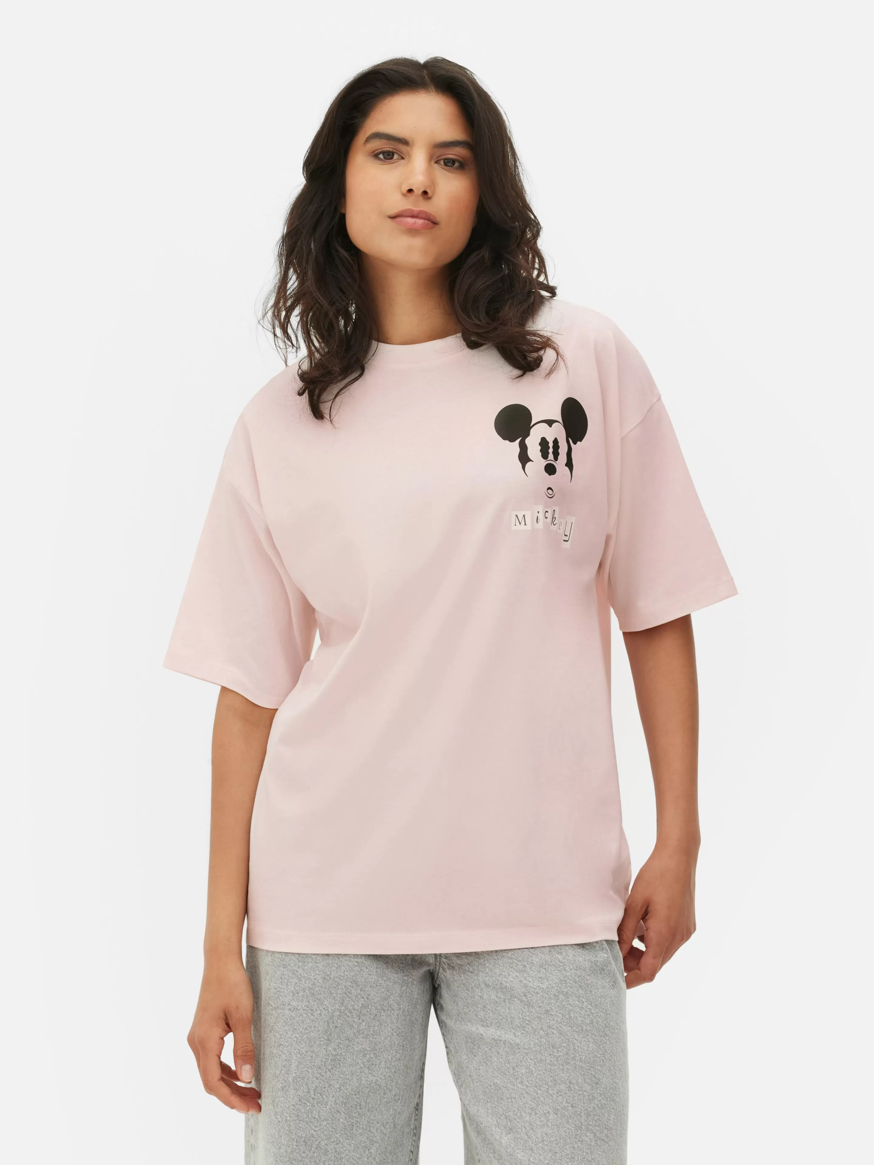 Mujer Primark Tops Y Camisetas | Camiseta Extragrande De Mickey Mouse De Disney