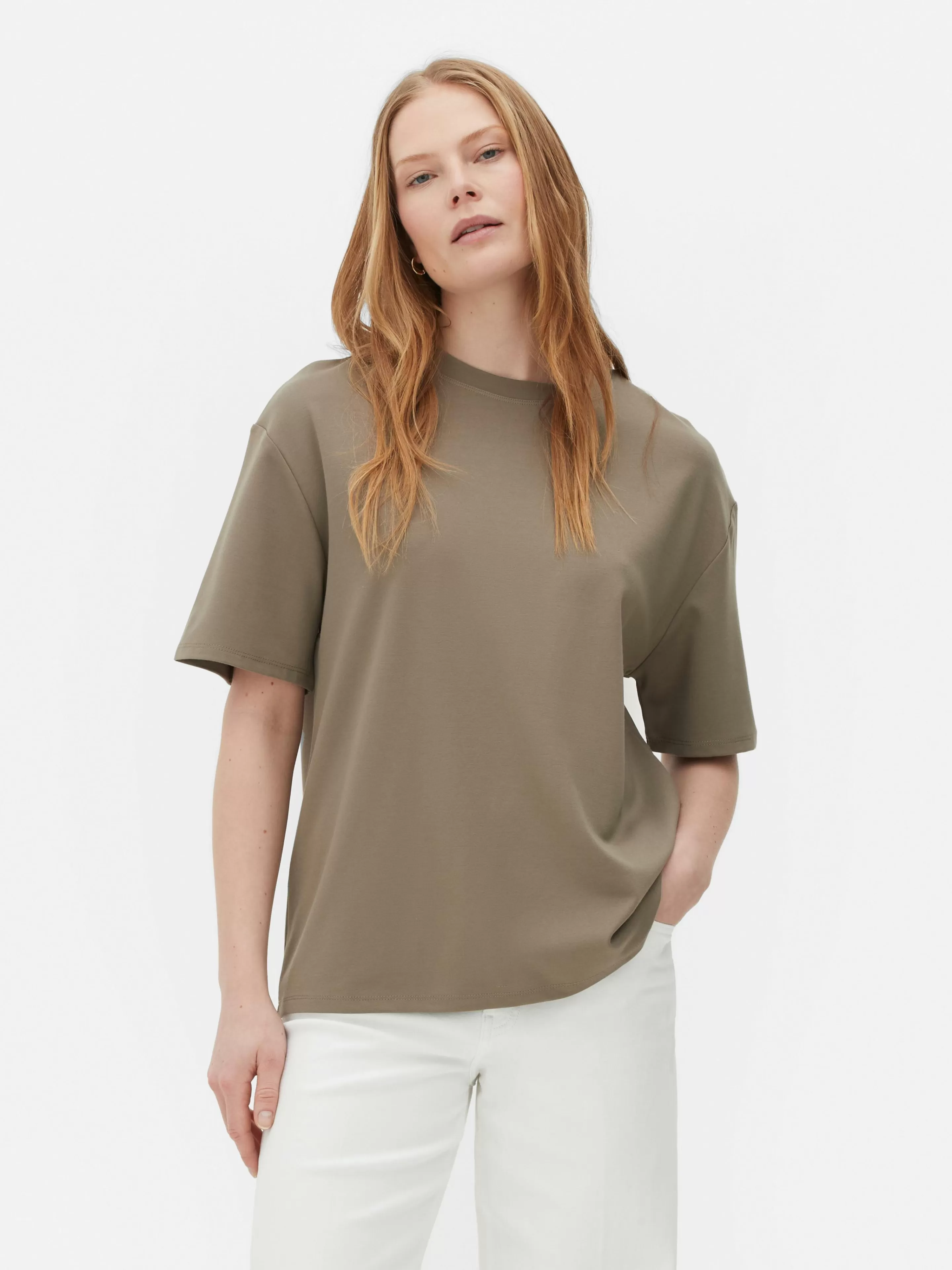 Mujer Primark Tops Y Camisetas | Camiseta Extragrande De The Edit