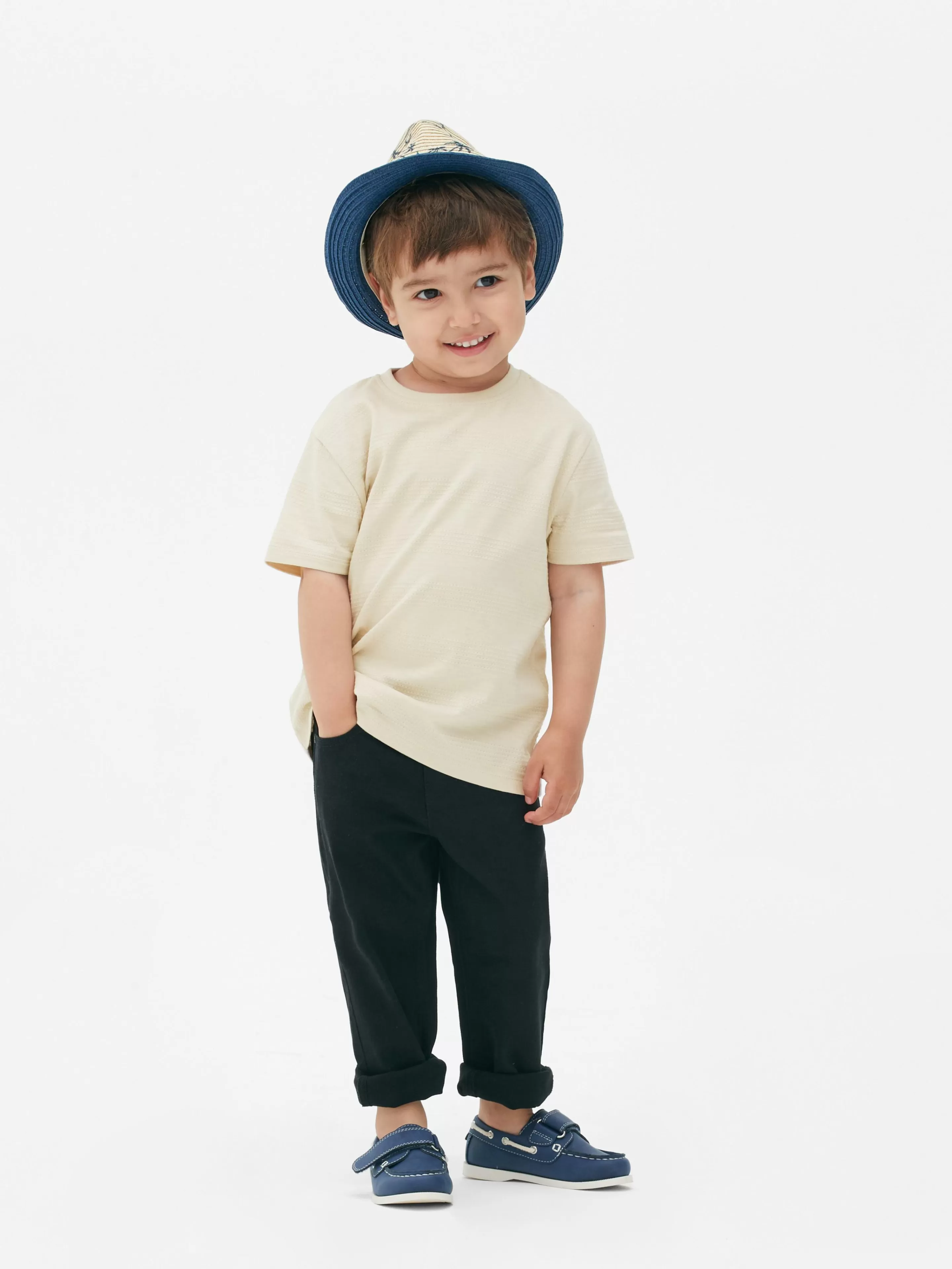 Niños Primark Tops Y Camisetas | Camiseta Texturizada A Rayas