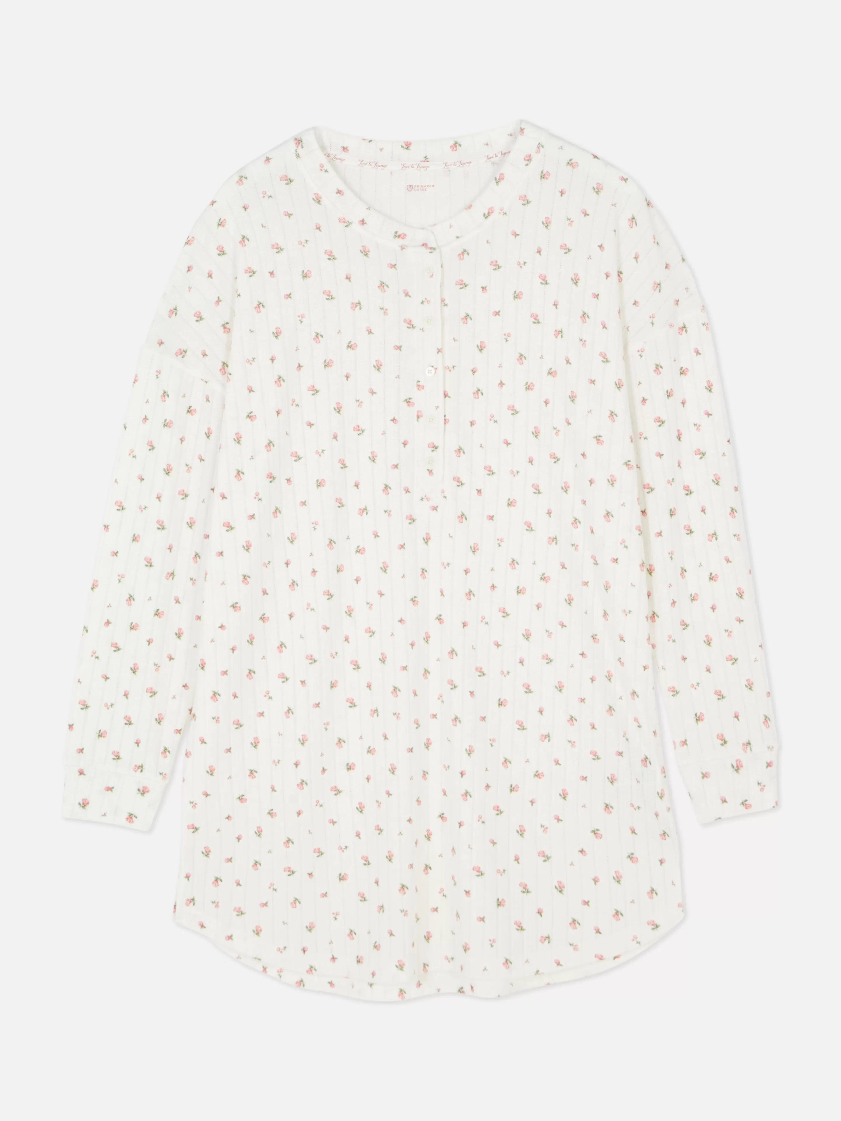 Mujer Primark Camisones Y Ropa Para Dormir Mujer | Camisón Floral De Tejido Pointelle