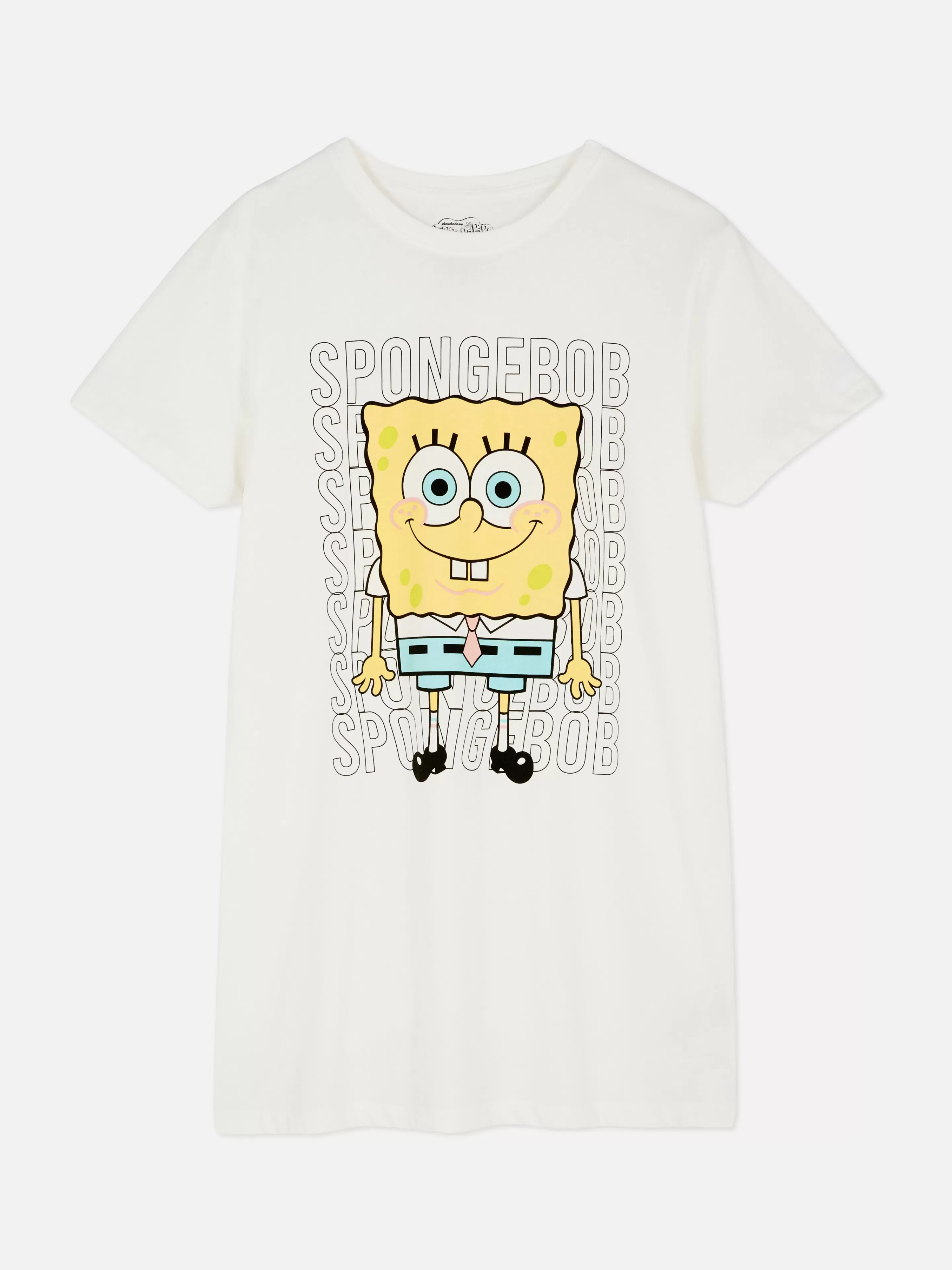 Mujer Primark Camisones Y Ropa Para Dormir Mujer | Camisón Gráfico De Bob Esponja