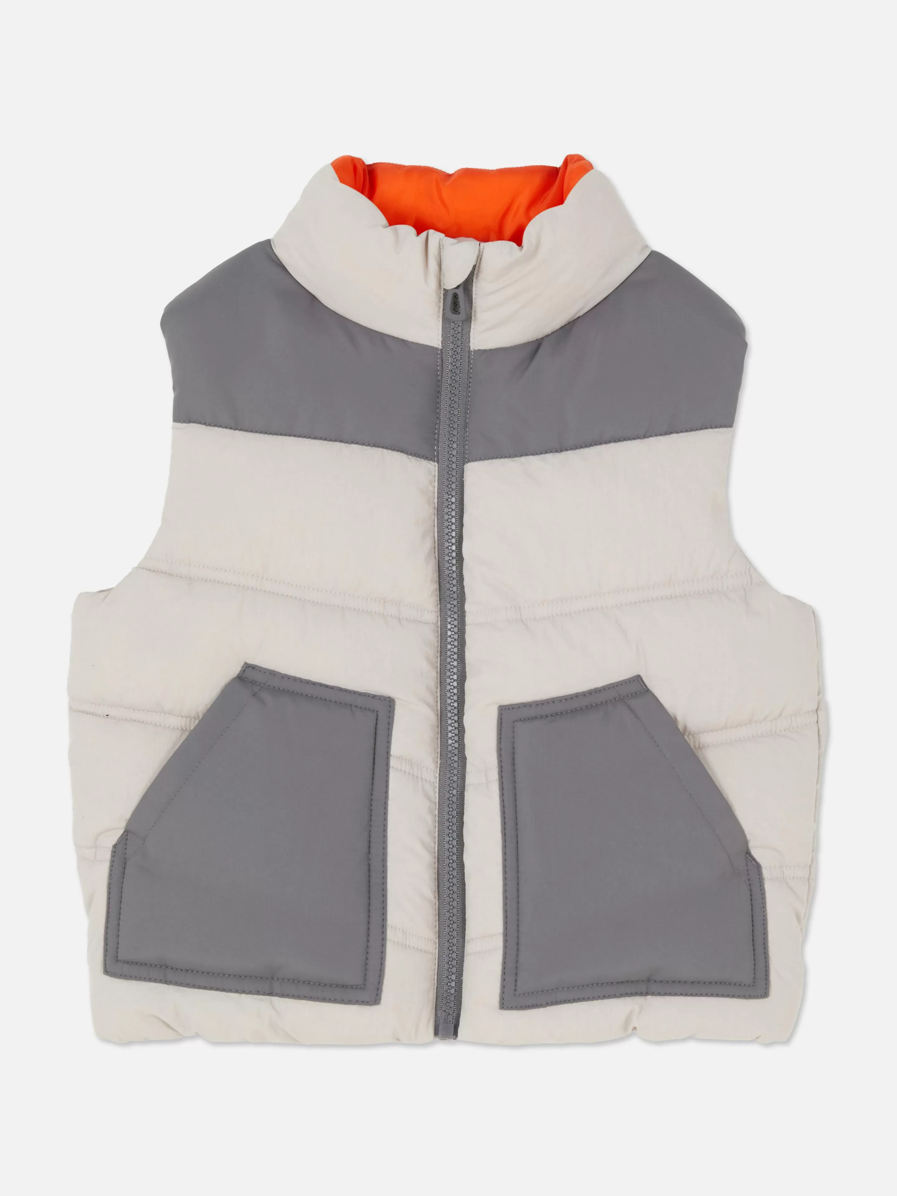 Niños Primark Abrigos Y Chaquetas | Chaleco Con Bloques De Color