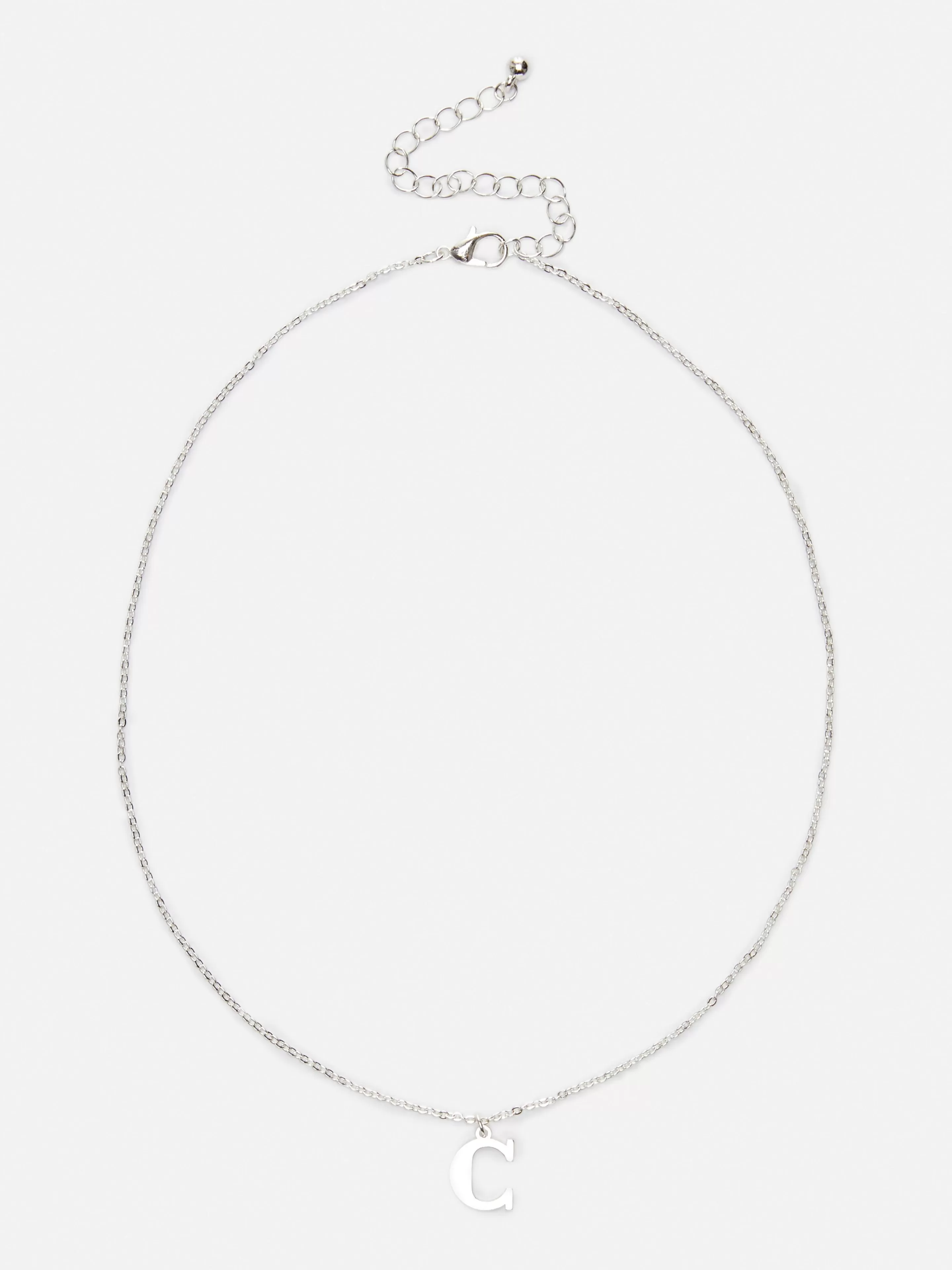 Mujer Primark Bisutería | Collar De Cadena Con Inicial