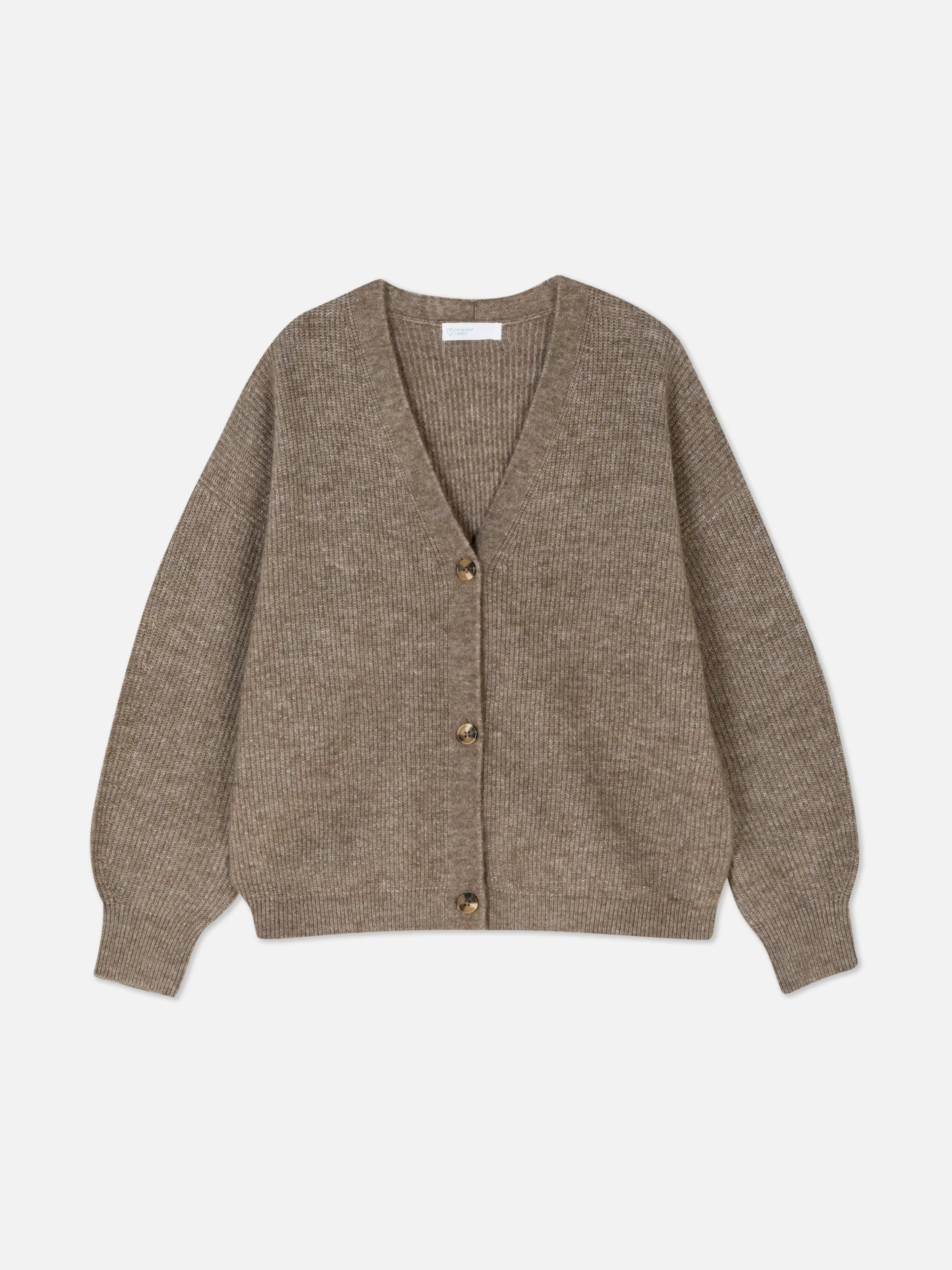 Mujer Primark Jerseys Y Cárdigans | Cárdigan Con Cuello De Pico Y Corte Holgado
