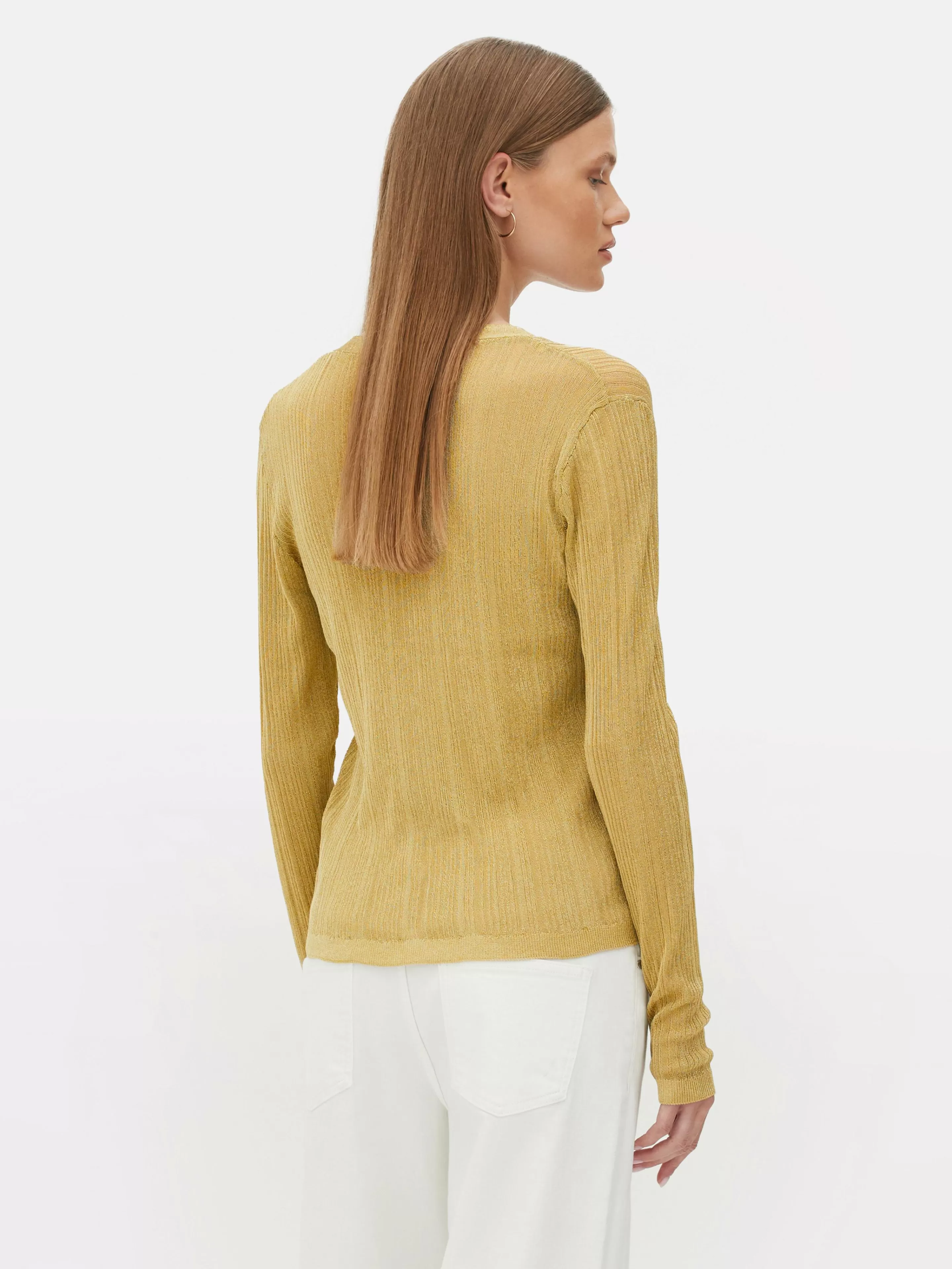 Mujer Primark Jerseys Y Cárdigans | Cárdigan De Punto Con Cuello De Pico De The Edit